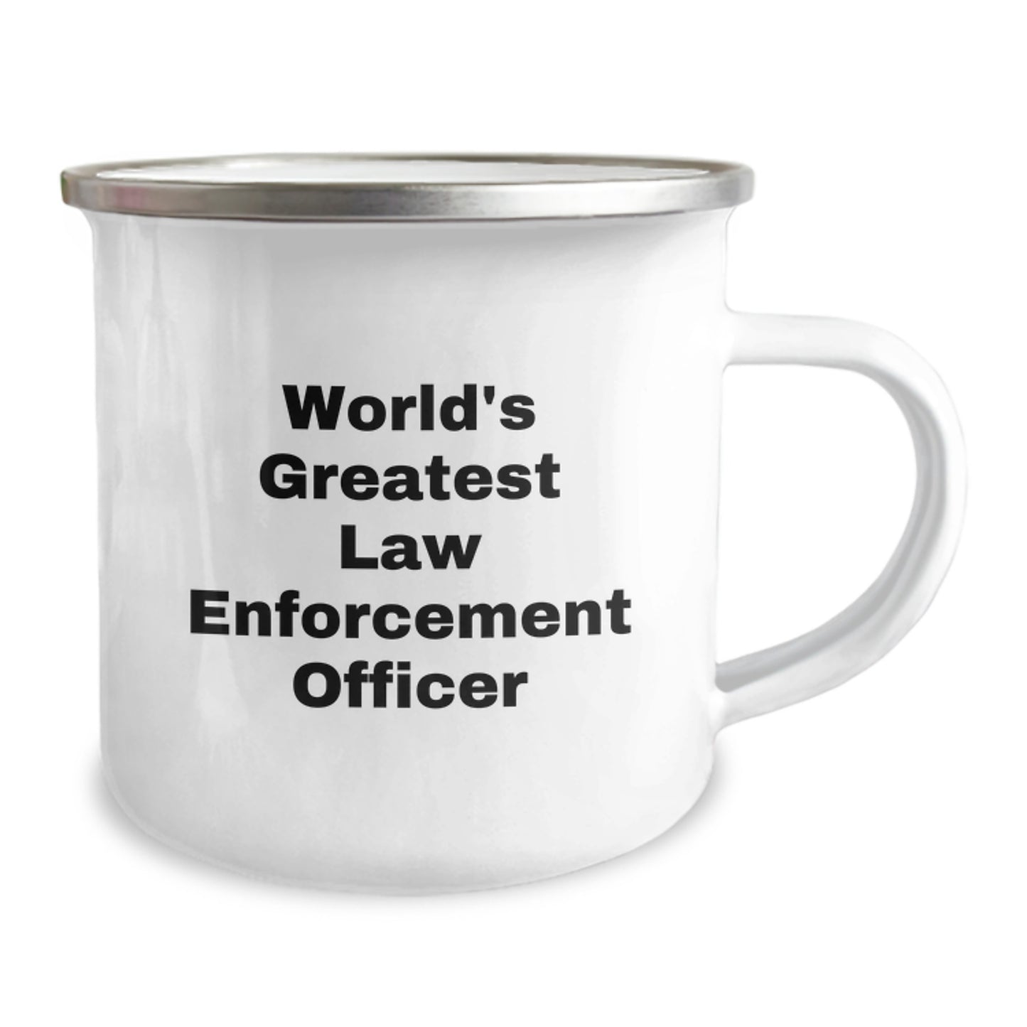 Funny Gifts from Family for Law Enforcement Officers, World's Greatest Dad Camping Mug, Unique Mother's Day Unique Gifts - Image 2