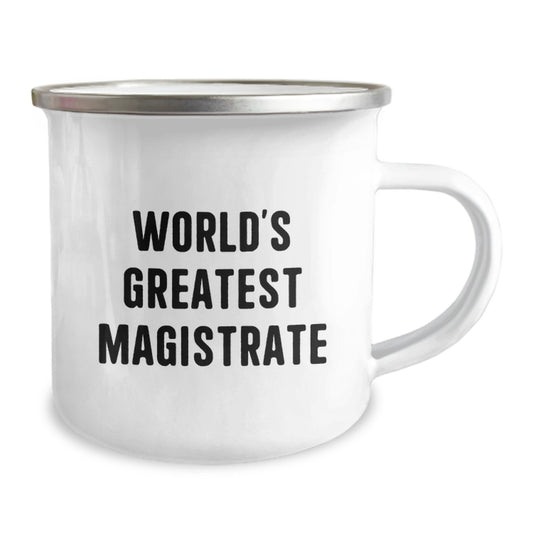 Magistrate Gifts from Family - 'World's Greatest Magistrate' Funny Camping Mug for Mom, Unique Mother's Day Unique Gifts for Her - Image 2