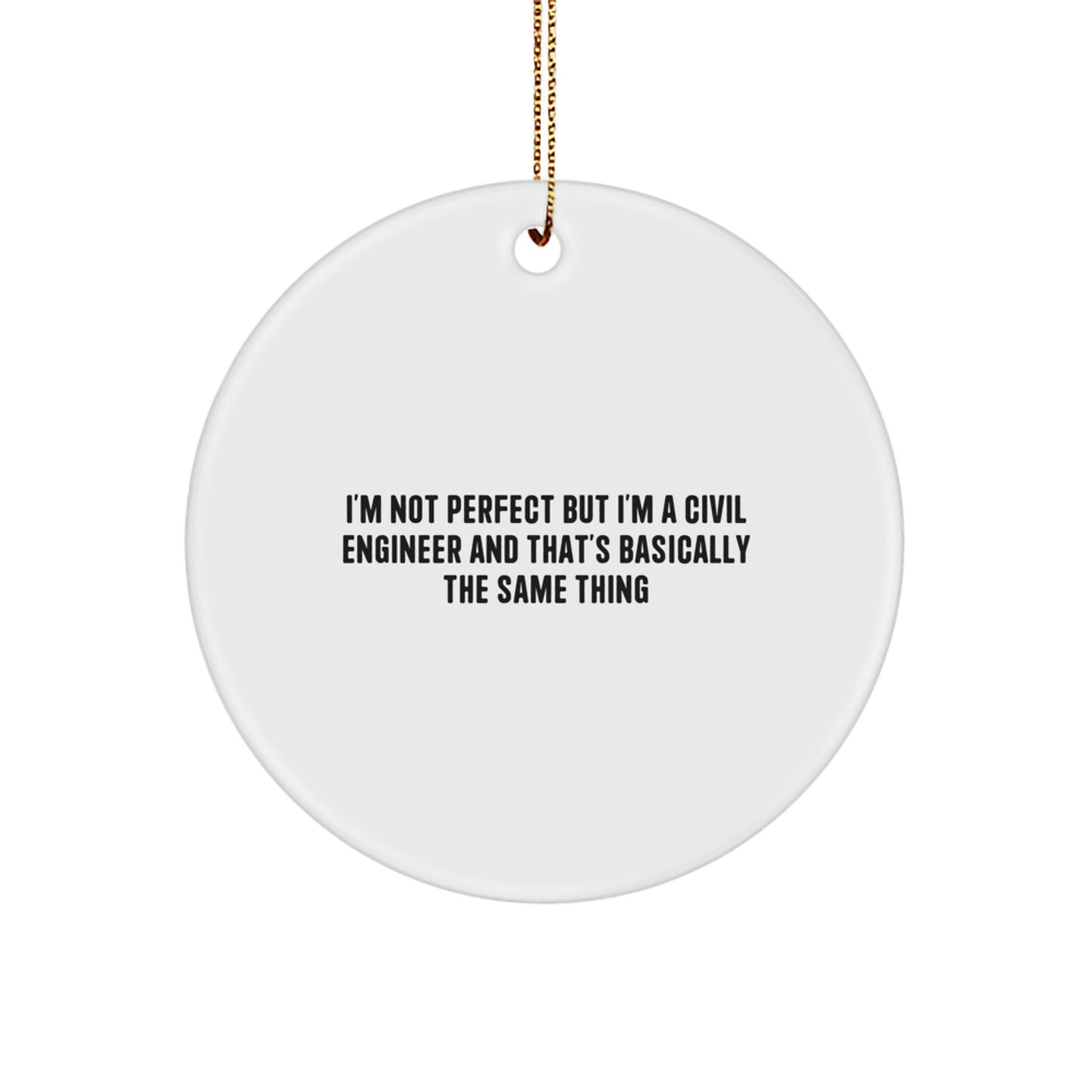 Funny Civil Engineer Gifts from Friends for Civil Engineer Men Unique Christmas Decorations - Image 1