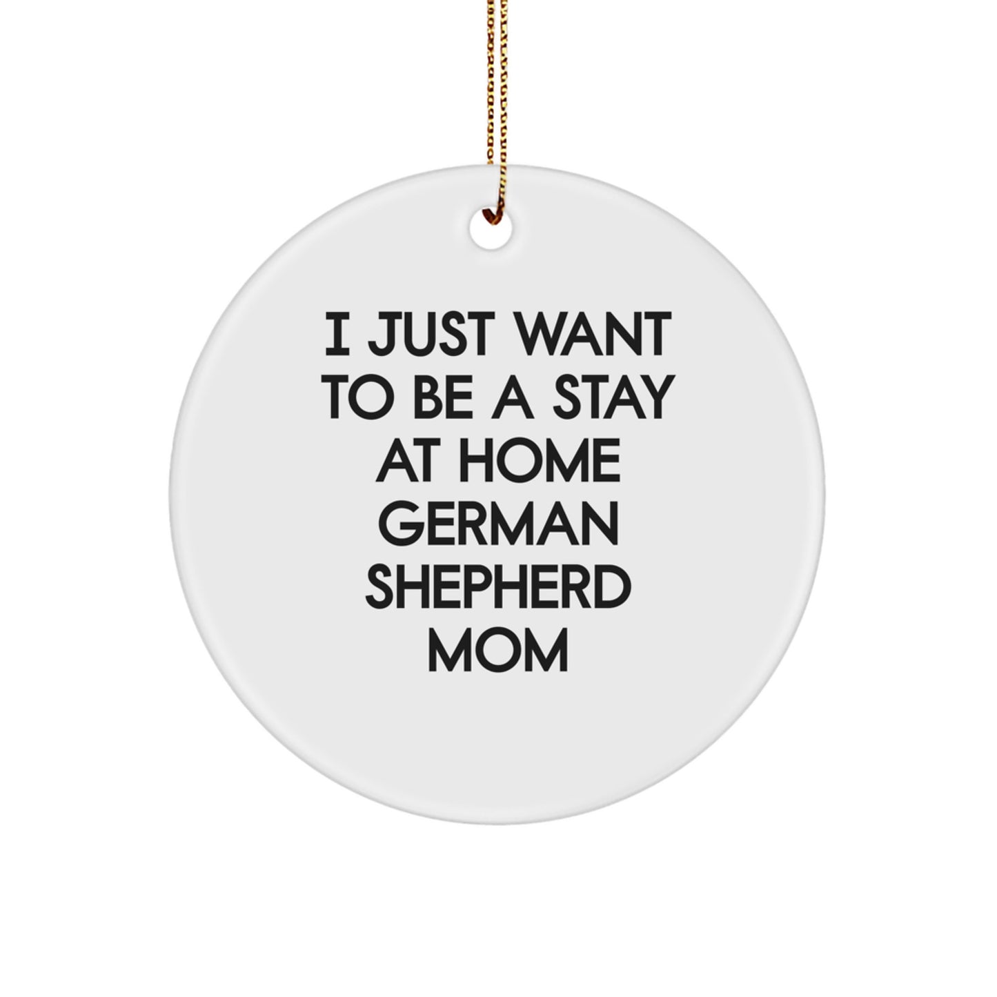 Funny German Shepherd Dog Gifts for Mom from Family Circle Ornament Christmas Memorable Present - Image 1