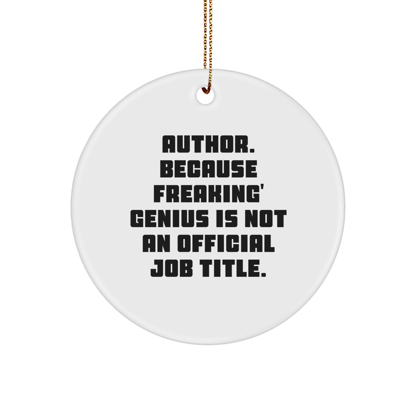 Author Gifts from Men, Funny Christmas Unique Gifts for Author - Image 1
