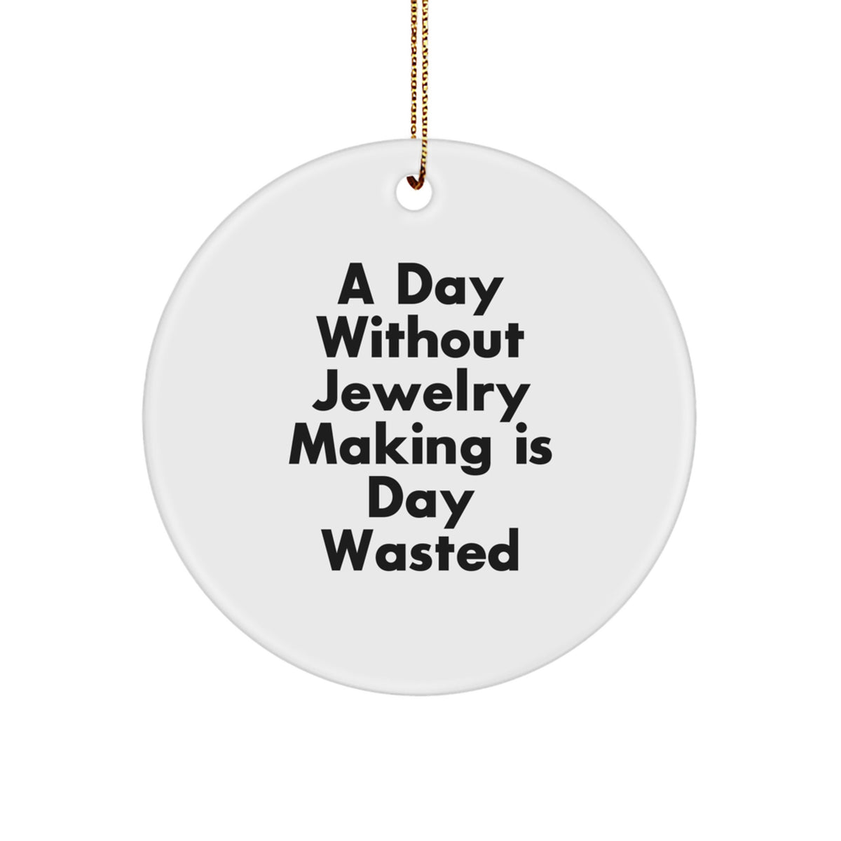 Funny Jewelry Making Gifts from Circle Ornament Lovers for Christmas Unique Decorations - Image 1