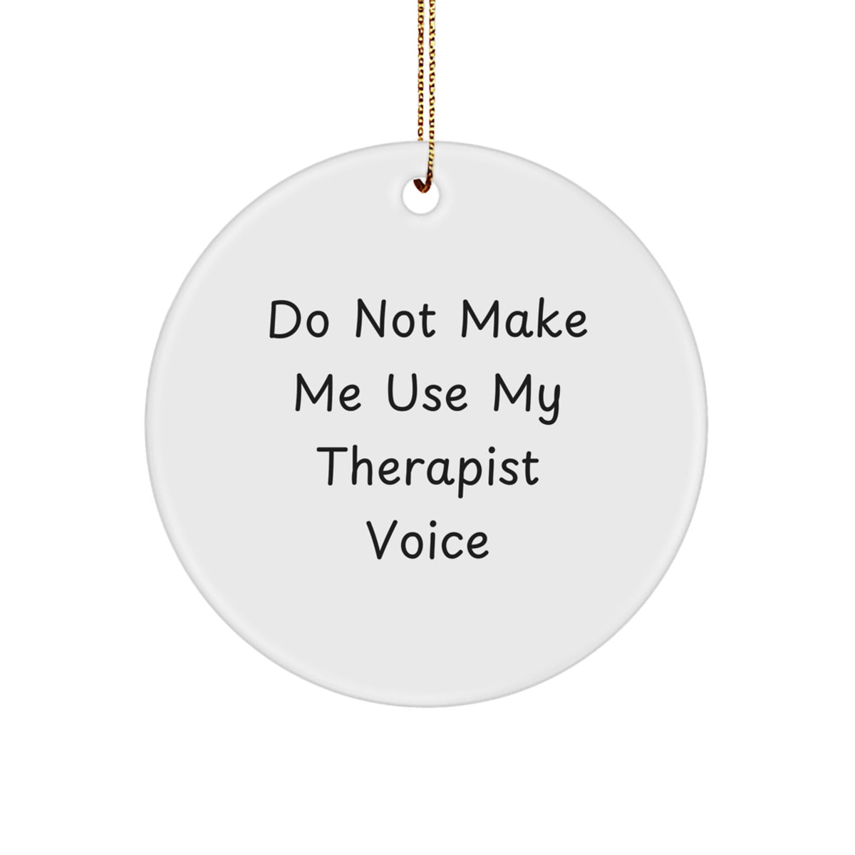 Therapist Keepsake Christmas Ornament for Him Gift - Image 1