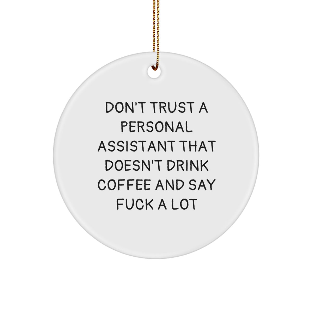 Personal Assistant Christmas Ornament Gift for Coworkers Idea - Image 1