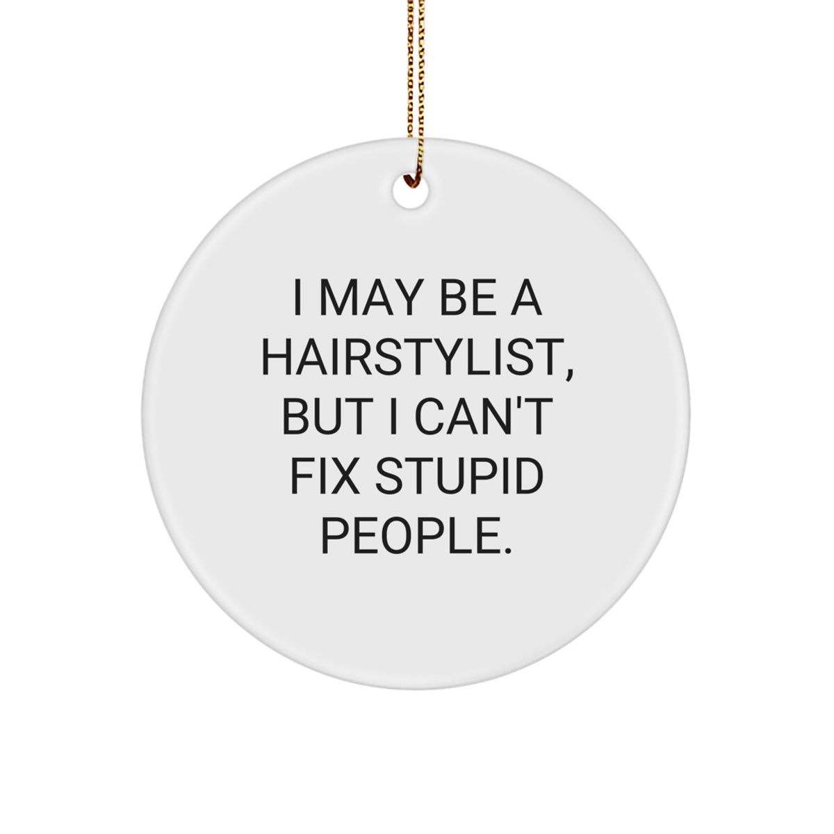Hairstylist Keepsake Holiday Christmas Ornament for Him Gift - Image 1