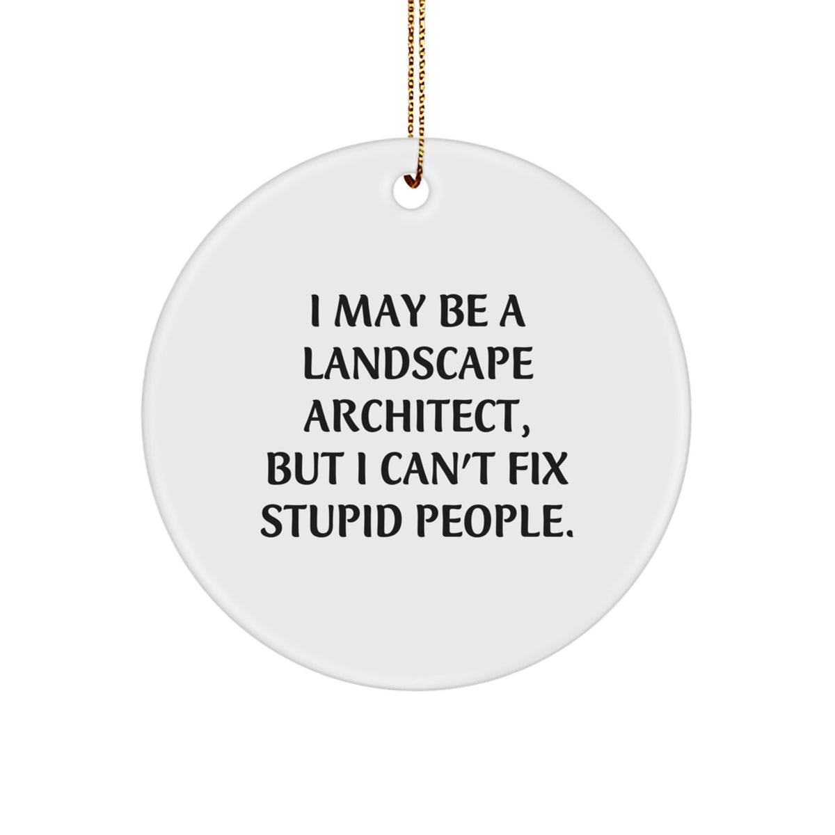 Landscape Architect Christmas Ornament Keepsake for Him Surprise Gift - Image 1