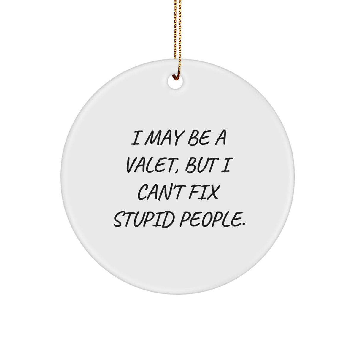 Valet Keepsake Christmas Ornament for Him Gift - Image 1