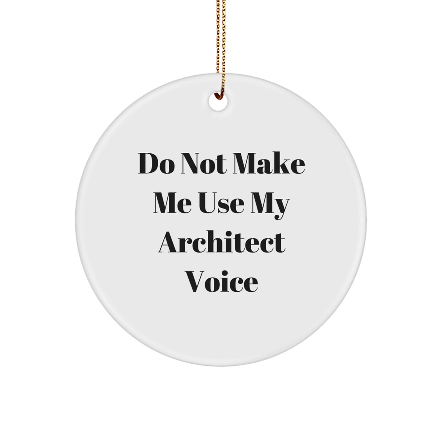 Architect Keepsake Christmas Ornament for Him Gift - Image 1