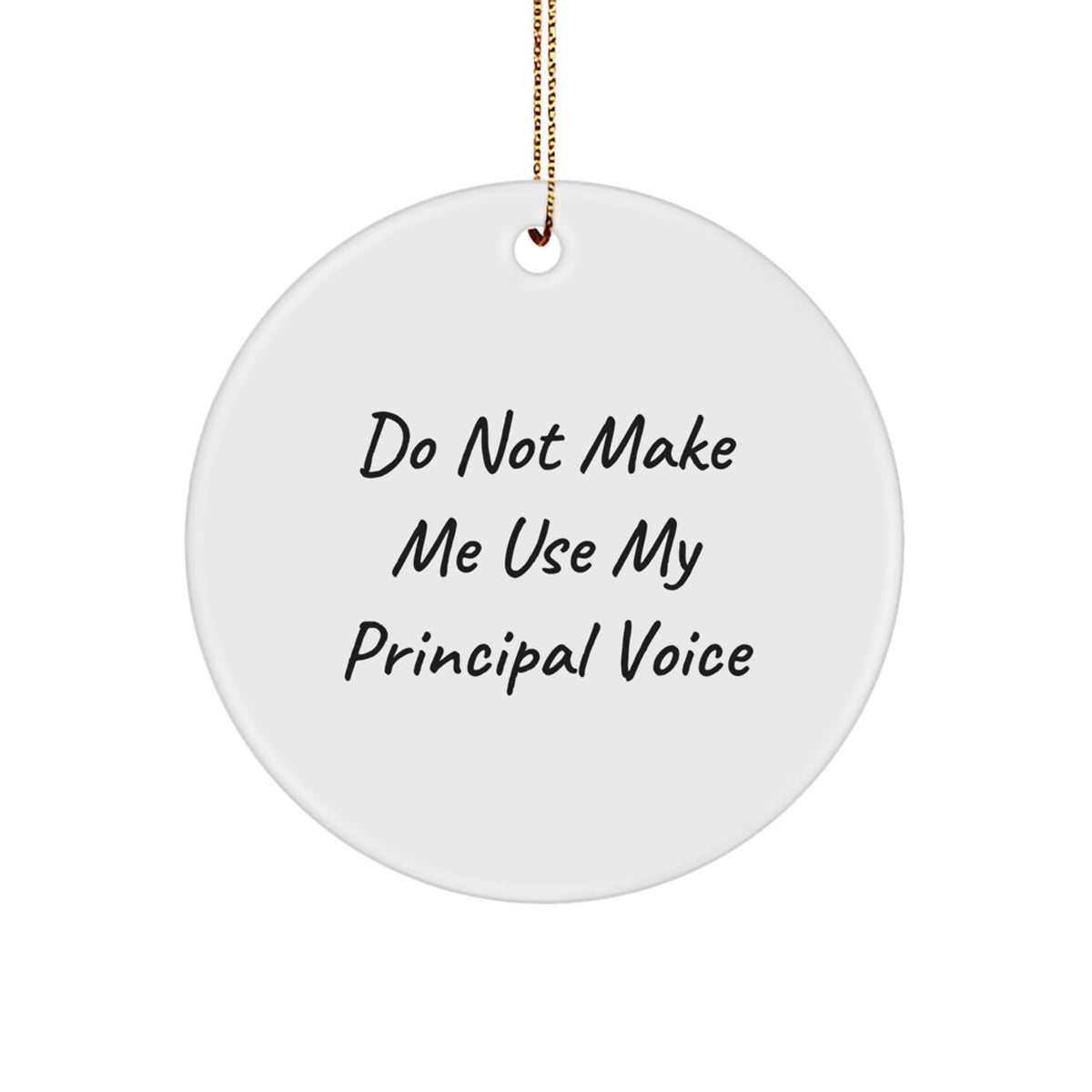 Christmas Gift Principal Circle Ornament Surprise for Teens - Image 1