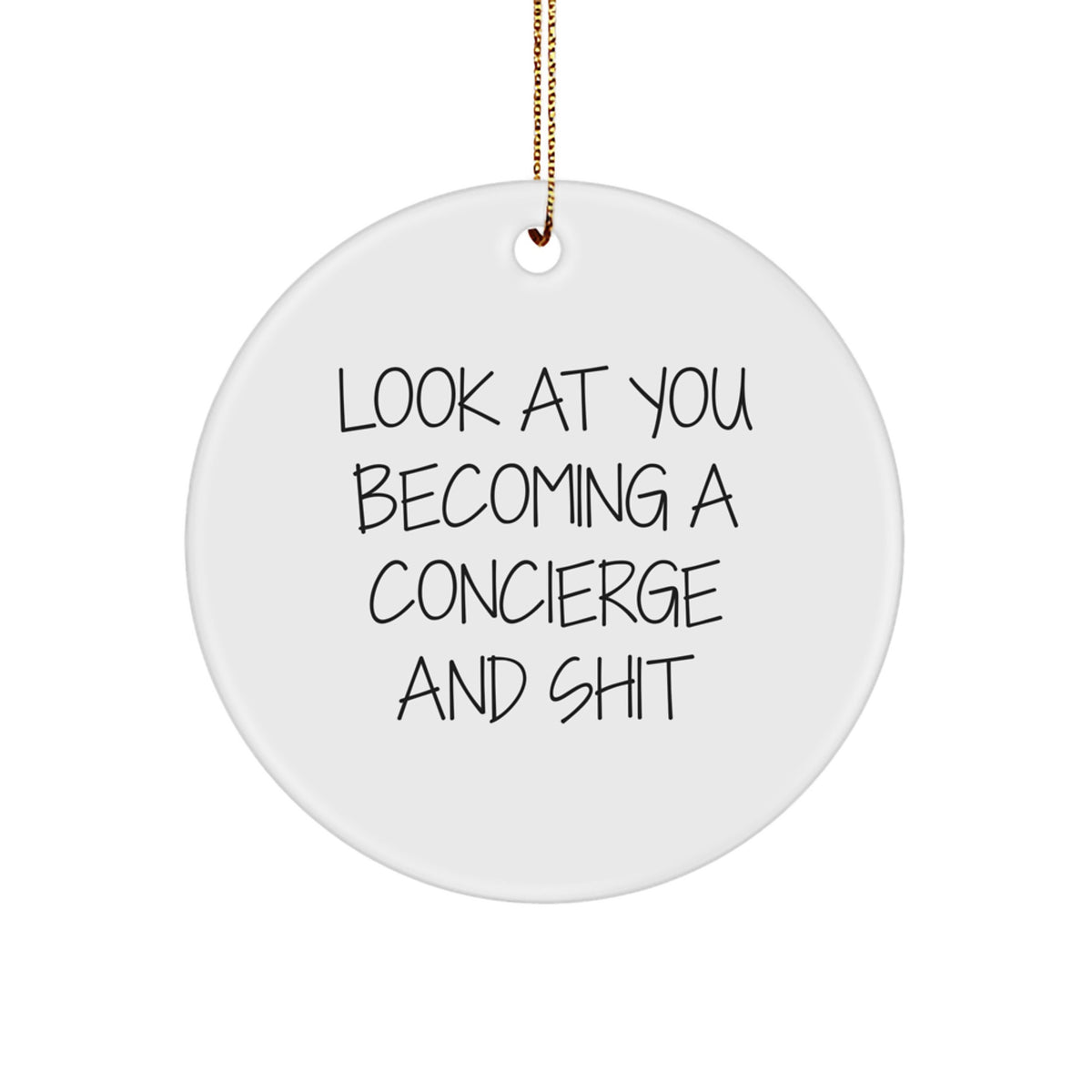 Concierge Favorite Circle Ornament Deluxe for Kids Christmas Gift - Image 1