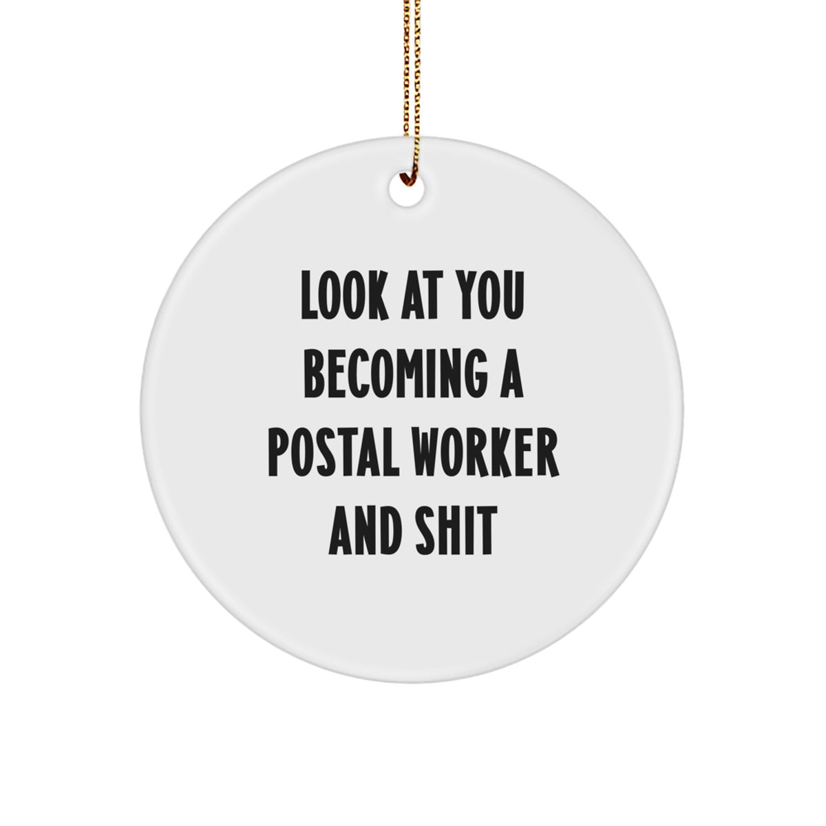 Christmas Gift for Her Postal Worker Ornament Present Surprise - Image 1