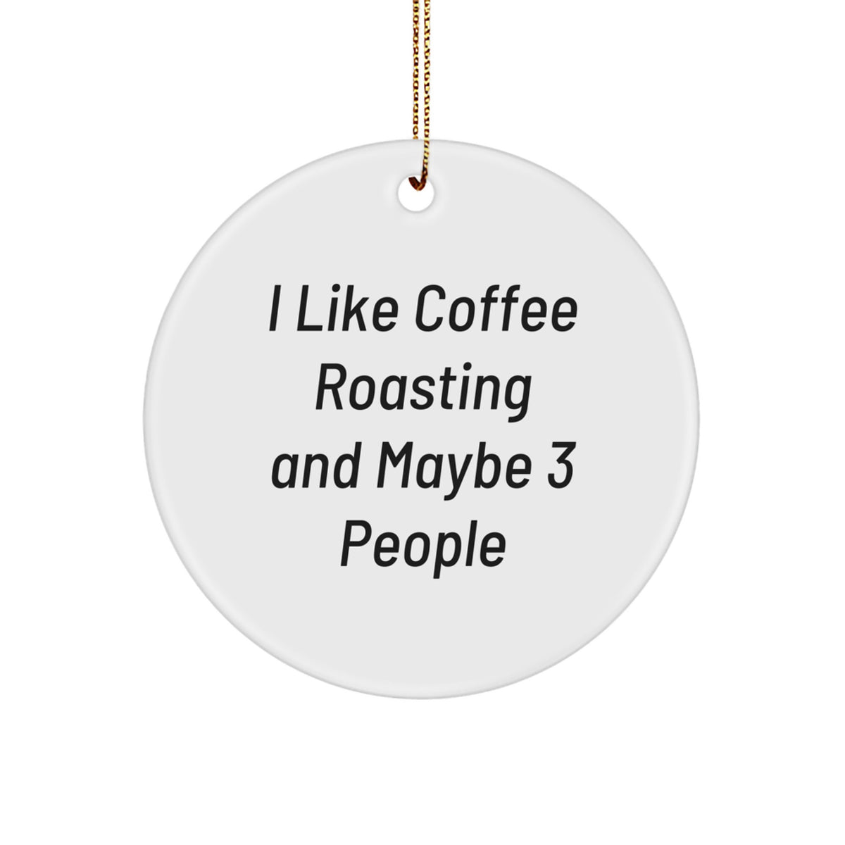 Coffee Roasting Collectible Ornament for Neighbors Christmas Gift - Image 1