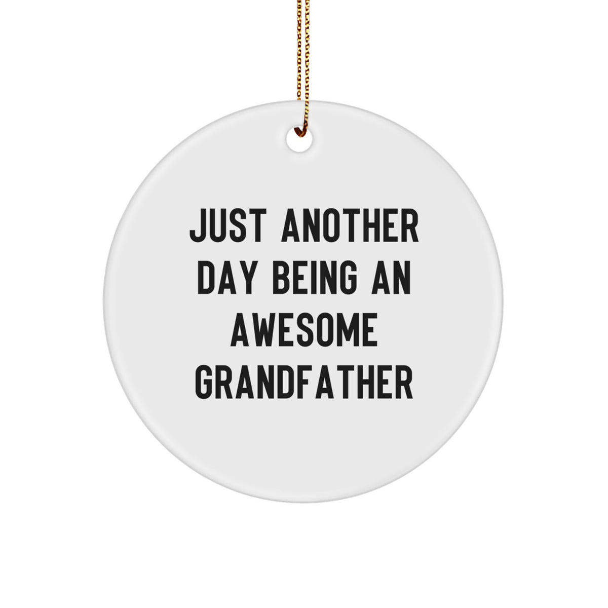 Christmas Gift A Joyful Christmas Ornament for a Grandfather - Just - Image 1