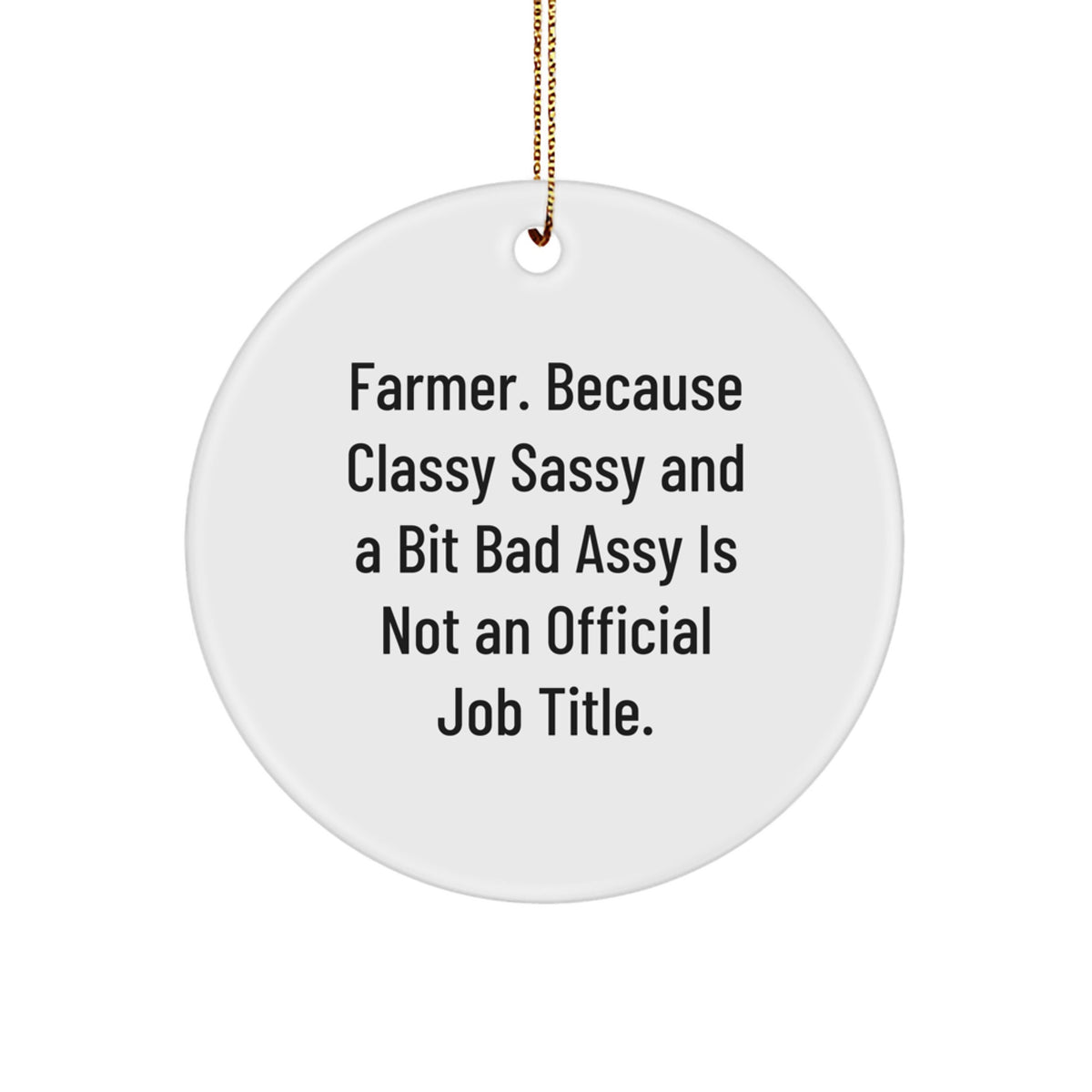 Farmer Favorite Christmas Ornament for Kids Gift - Image 1