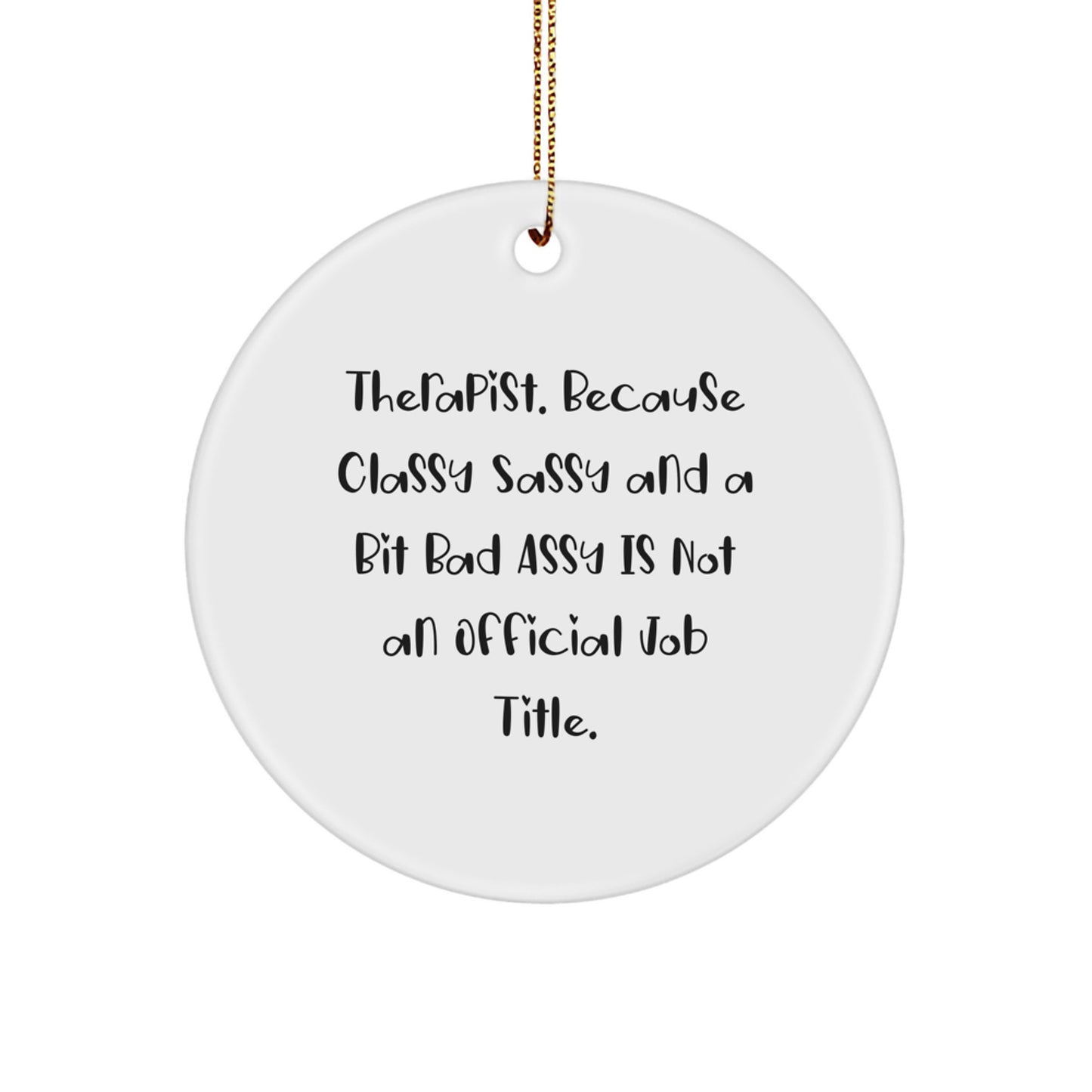 Christmas Ornament Gift for Her Therapist Present - Image 1