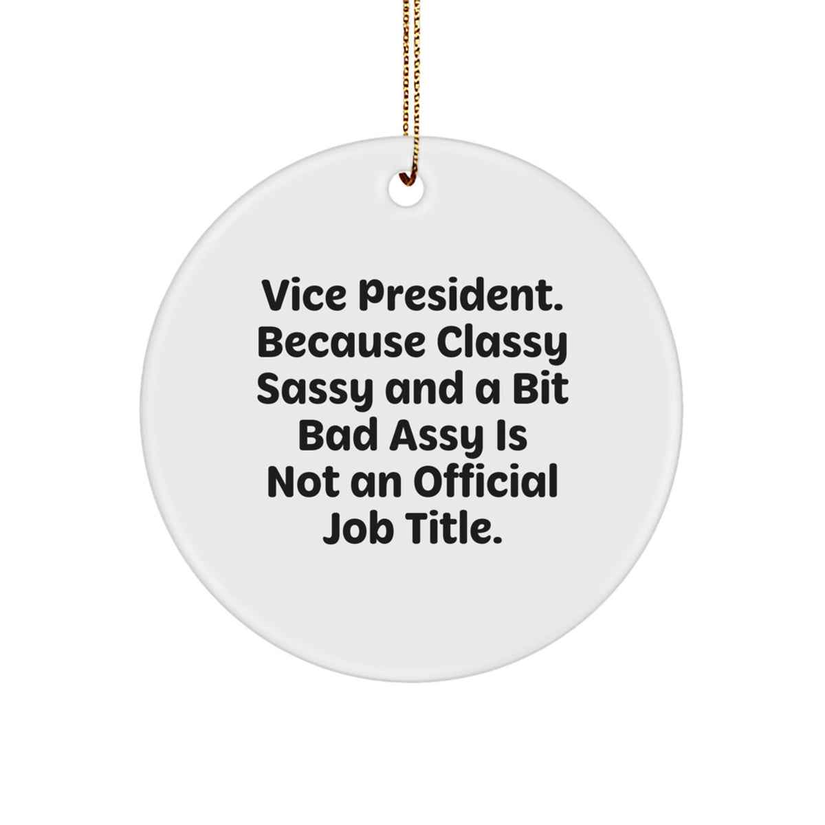 Christmas Ornament Gift for Her Vice President Present - Image 1