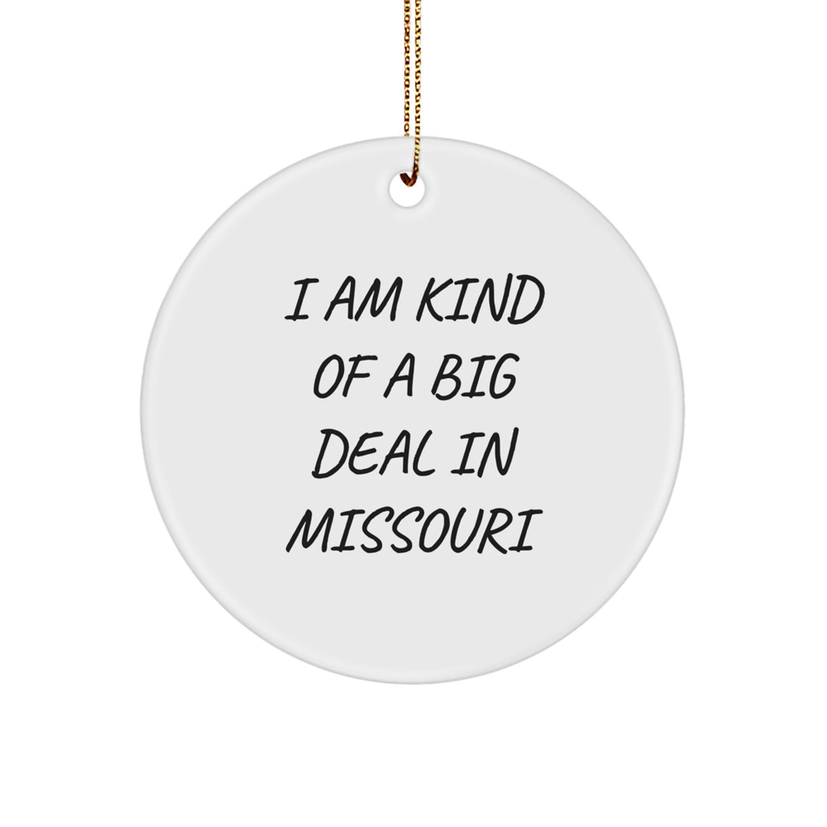 Missouri Keepsake Christmas Ornament for Him Gift - Image 1