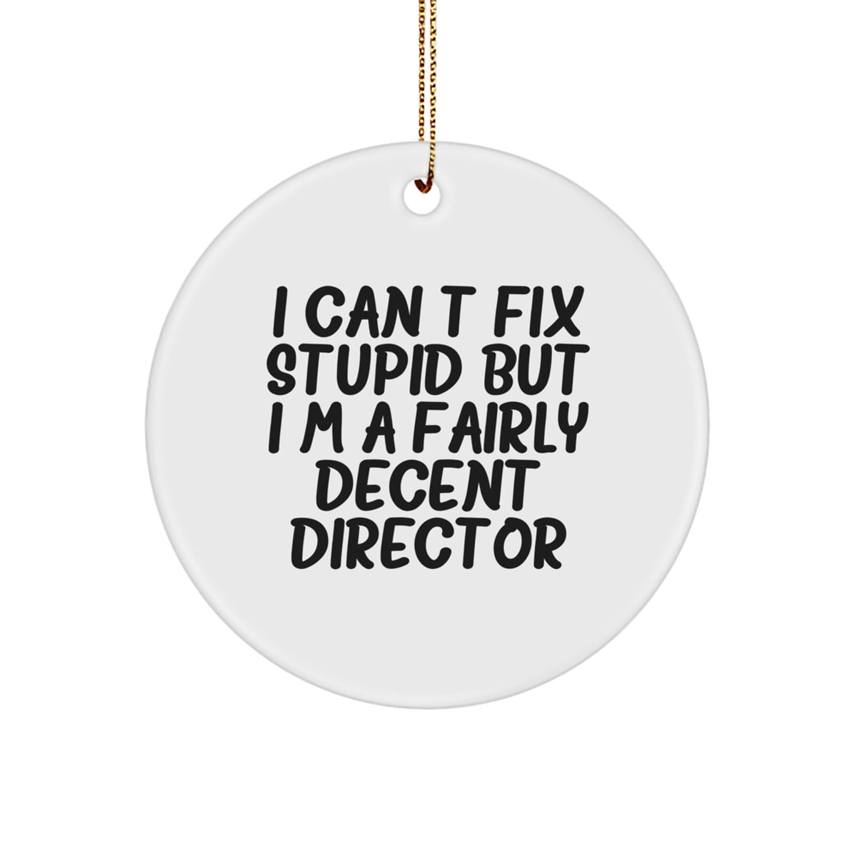 Christmas Ornament Gift for Coworkers - A Fairly Decent Director Idea - Image 1