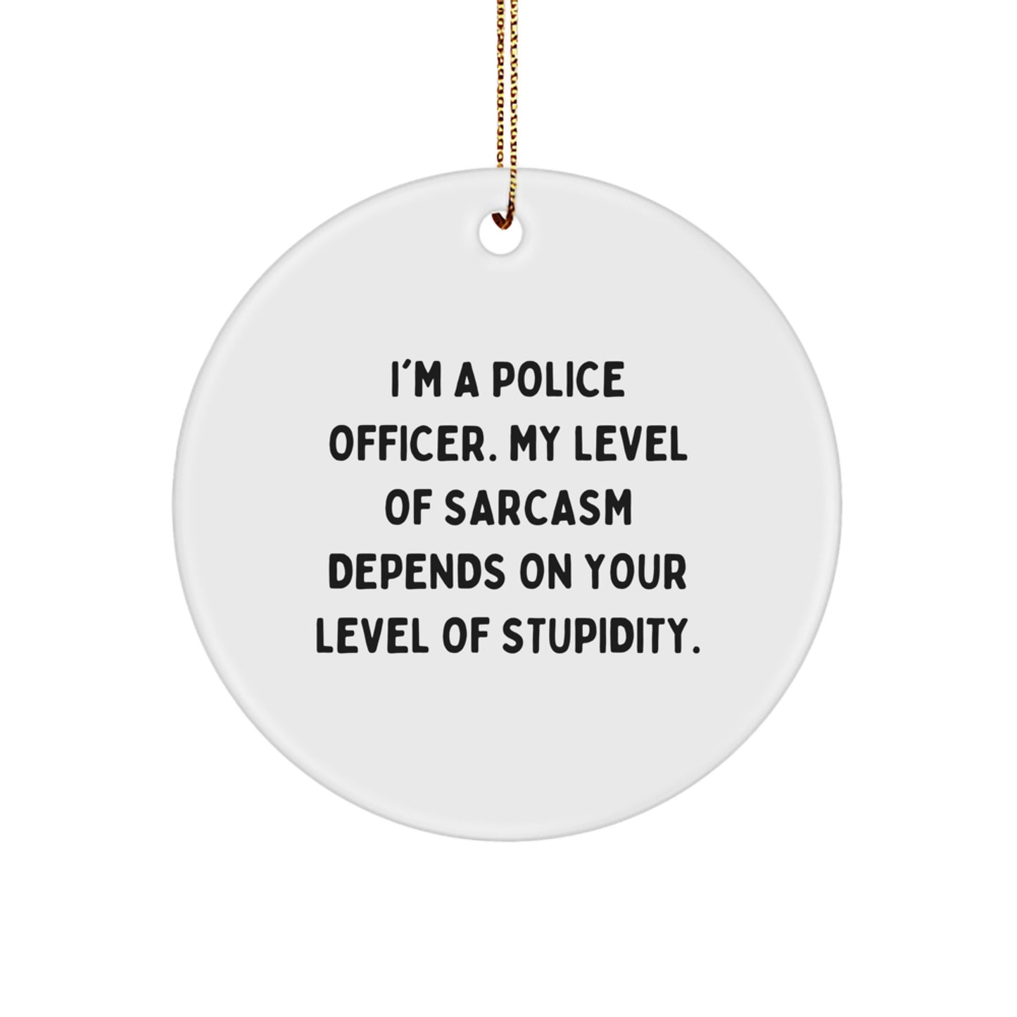 Funny Police Officer Gifts from Men - I'm A Police Officer Gifts for Him - Image 1