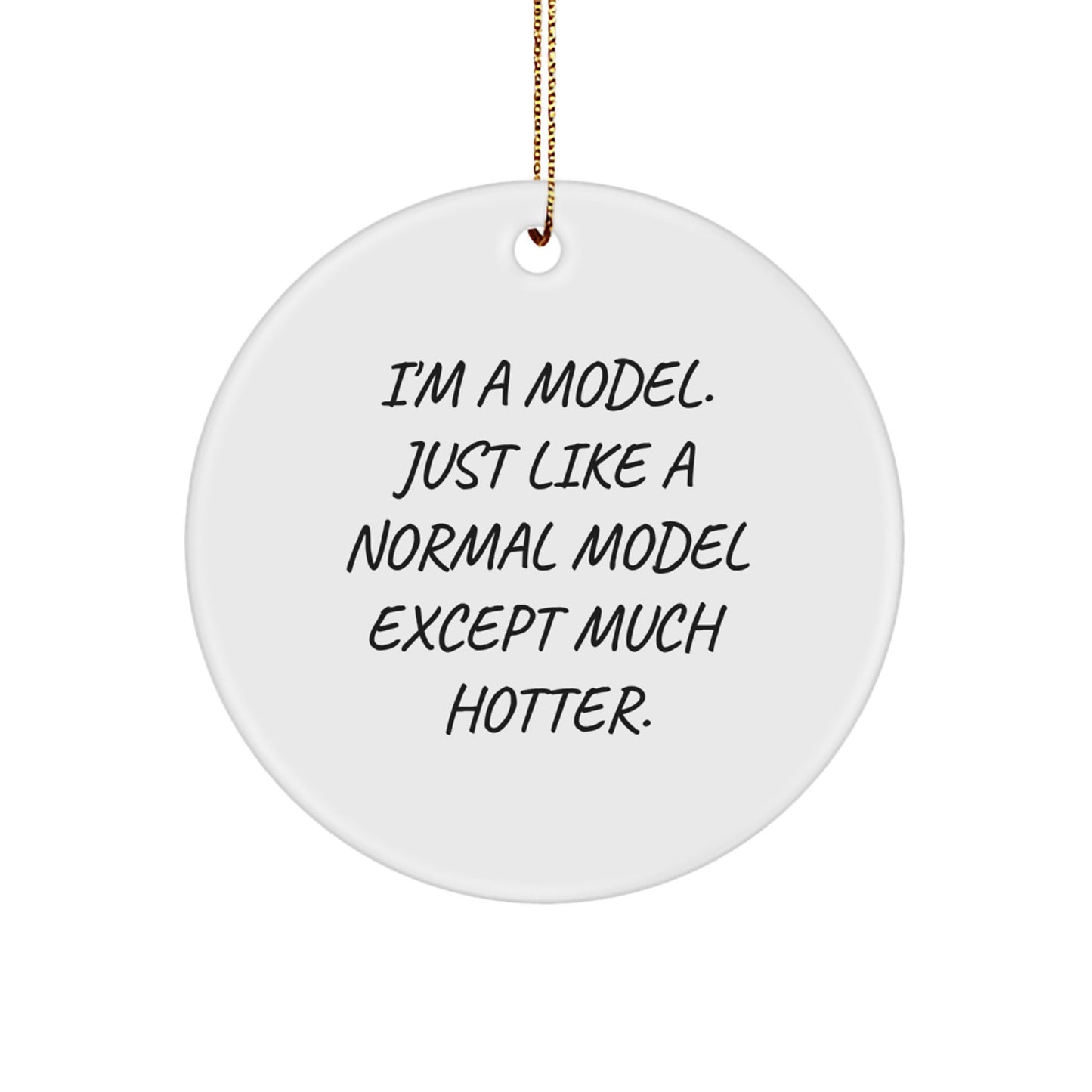 Model Keepsake Christmas Ornament for Him Gift - Image 1