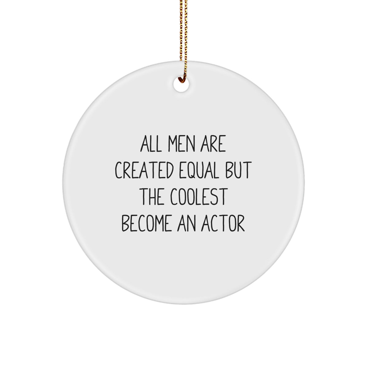 Actor Keepsake Christmas Ornament for Him Gift – Holiday Keepsake - Image 1