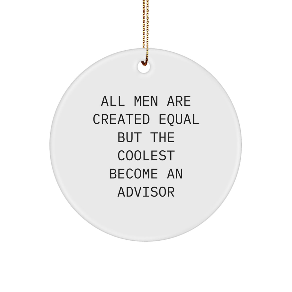 Advisor Christmas Ornament Keepsake for Him Gift - Image 1