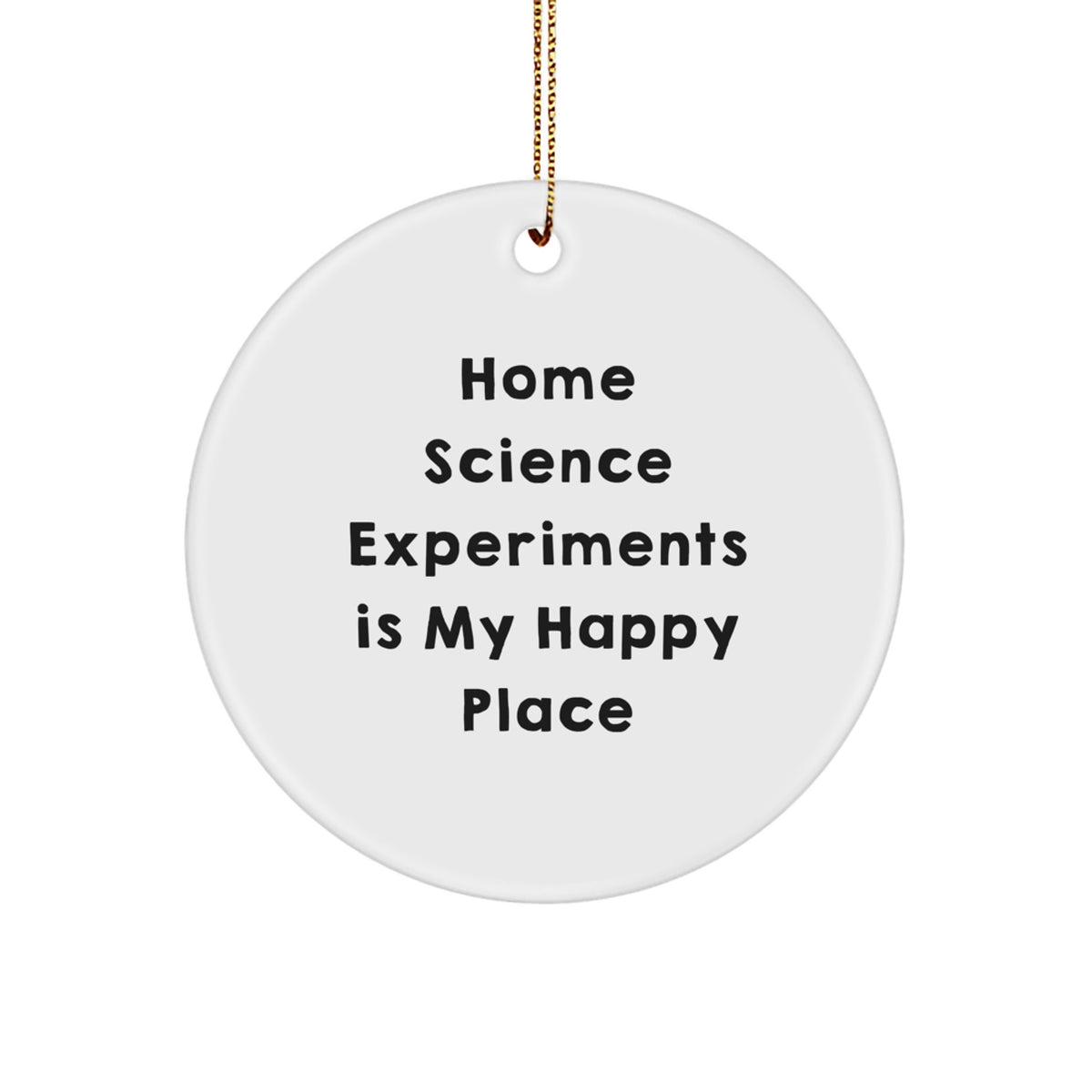 Home Science Experiments Keepsake Christmas Ornament for Him Gift - Image 1