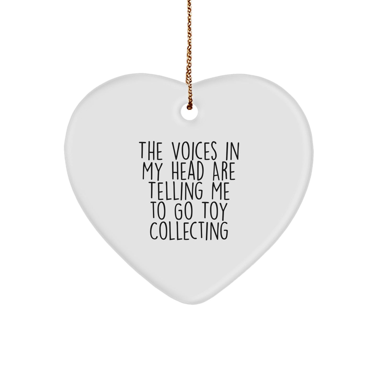 Funny Toy Collecting Gifts from Friends for Men, Unique Heart Ornament with Inspirational Quote - Image 1