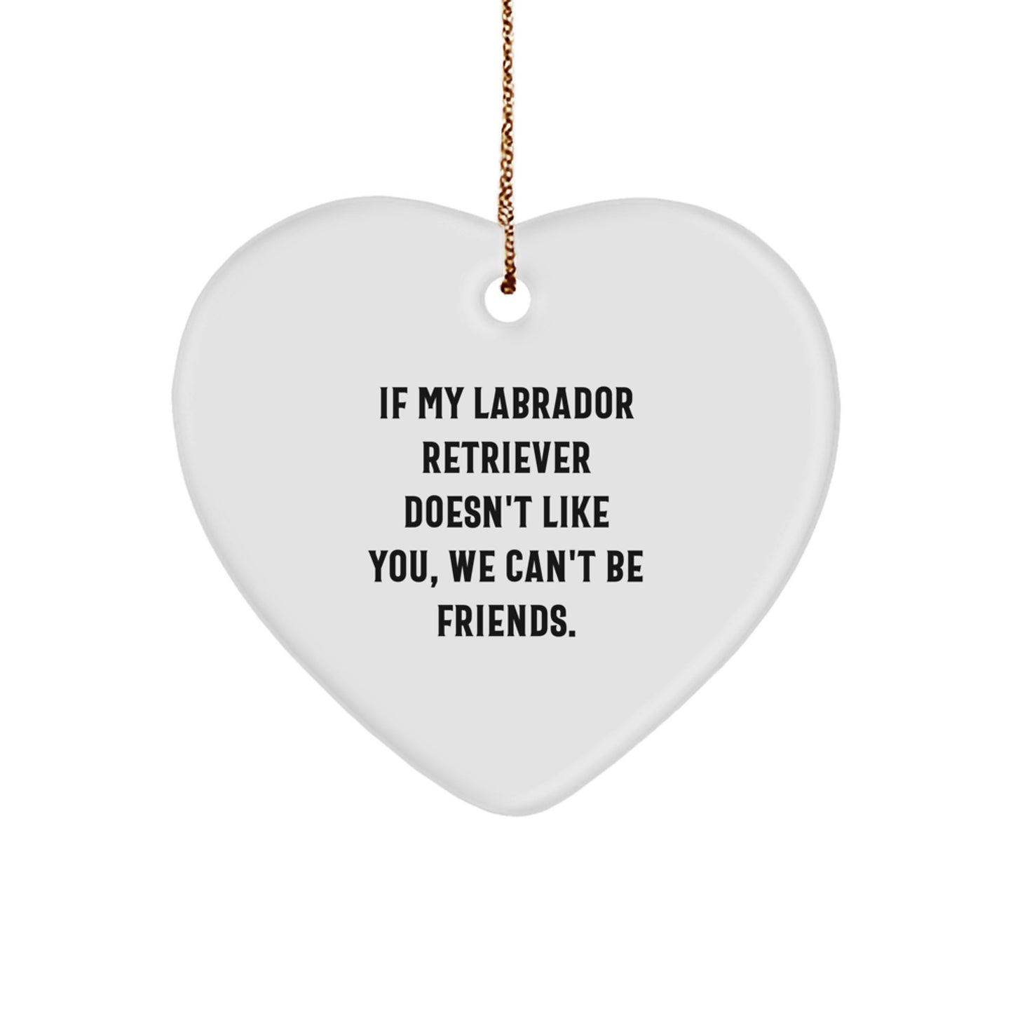 Funny Labrador Retriever Dog Christmas Unique Gifts from Family for Dog Lover Friends - Image 1