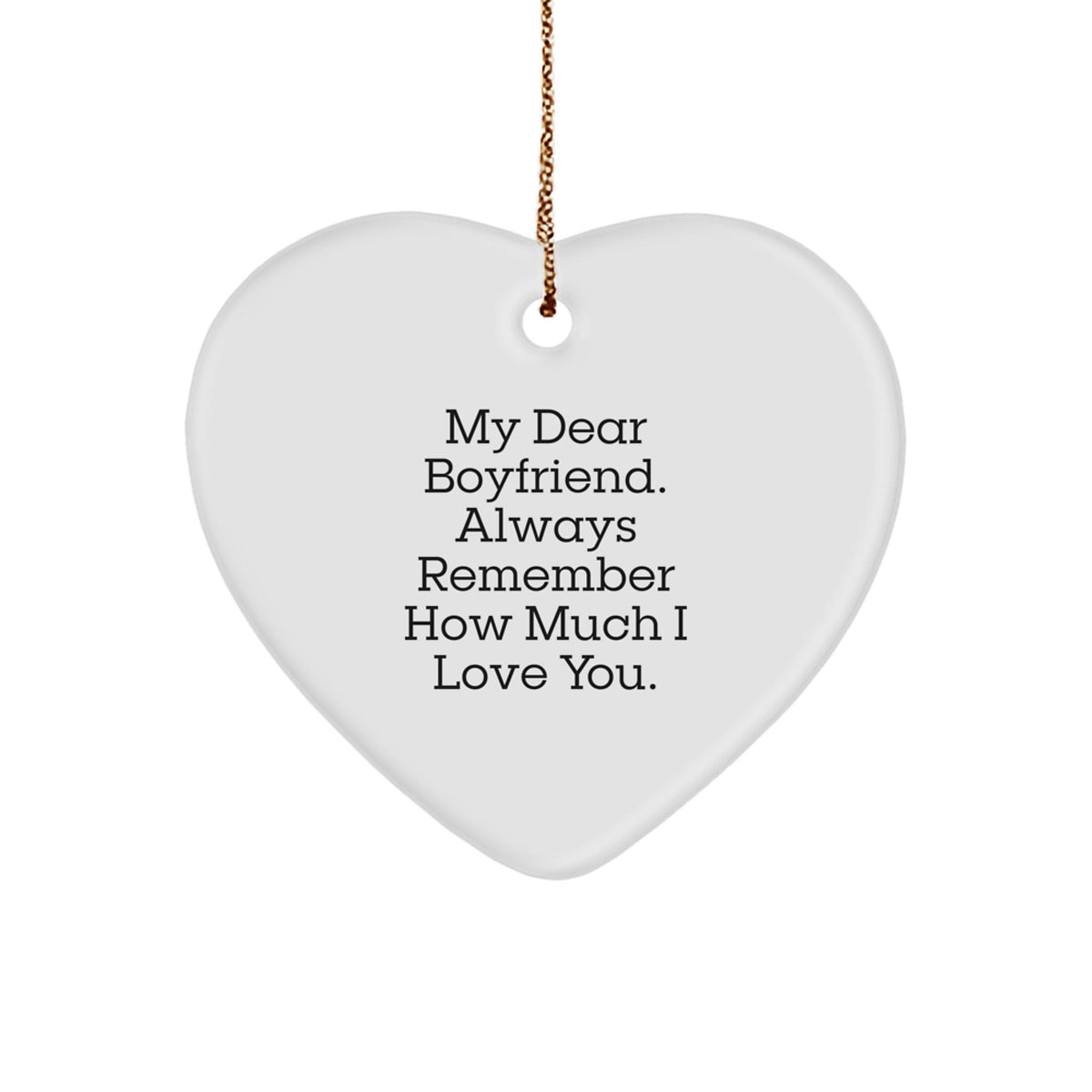 Christmas Unique Gift for Her My Dear Sweetheart Present Christmas Ornament - Image 1