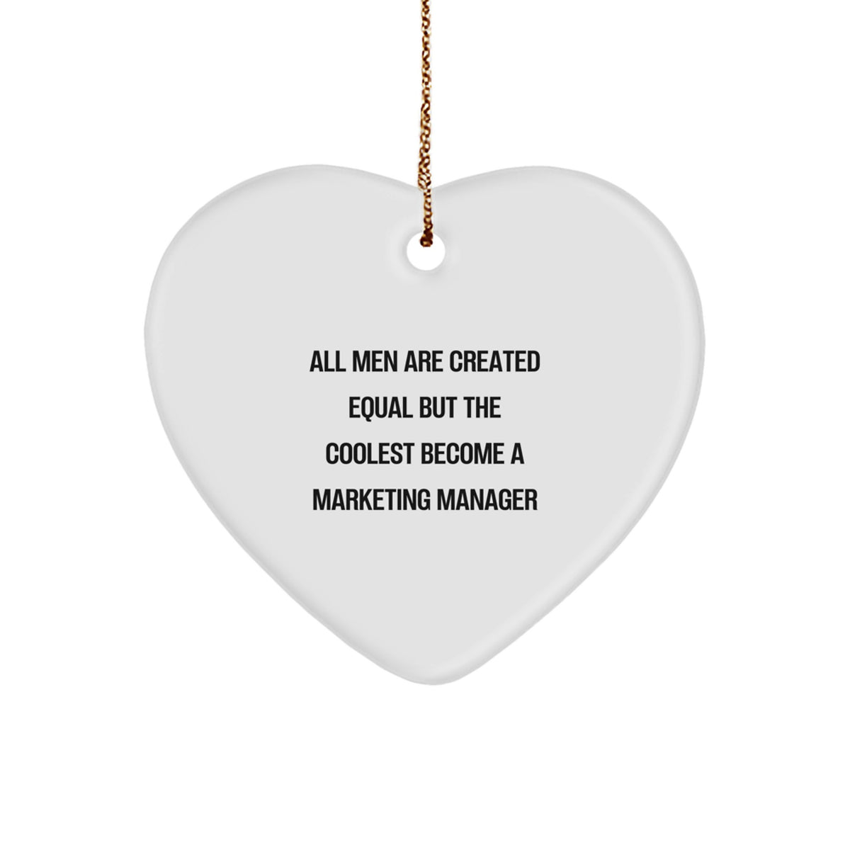Christmas Gift for Her Marketing Manager Ornament Keepsake Present - Image 1