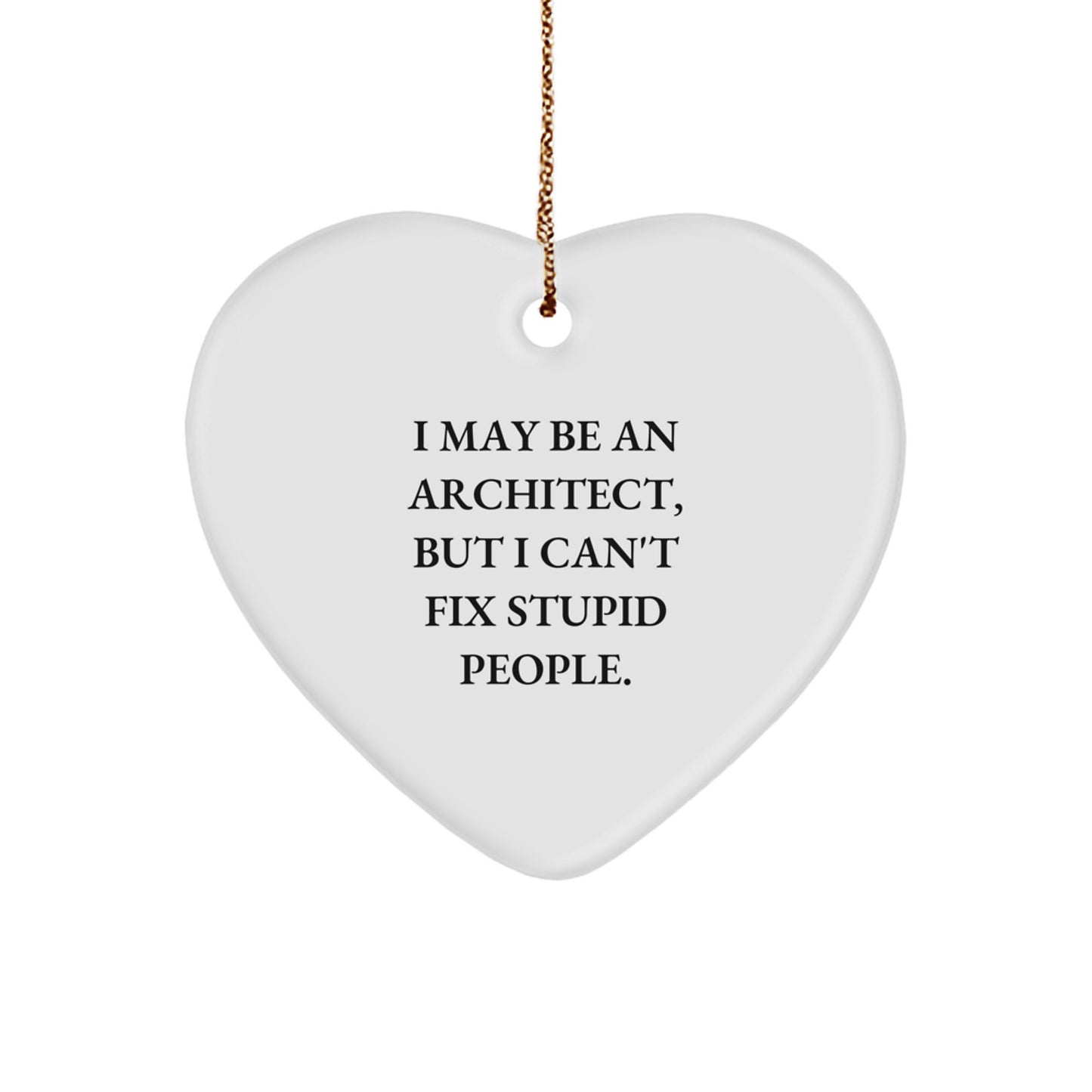 Architect Keepsake Christmas Ornament for Him Gift Surprise Holiday - Image 1