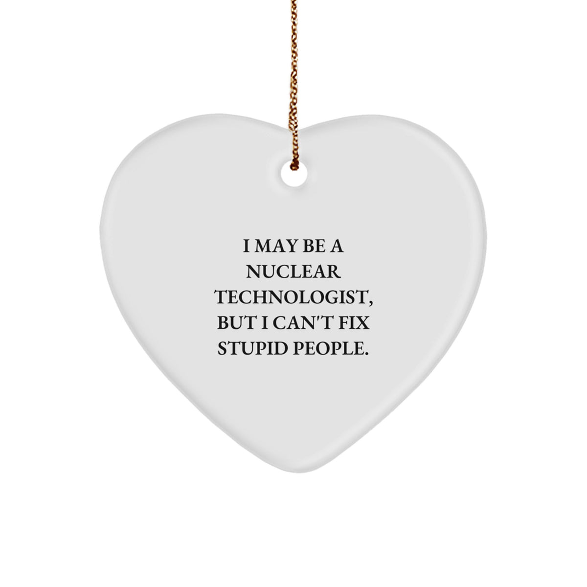 Nuclear Technologist Keepsake Christmas Ornament for Him Holiday Gift - Image 1
