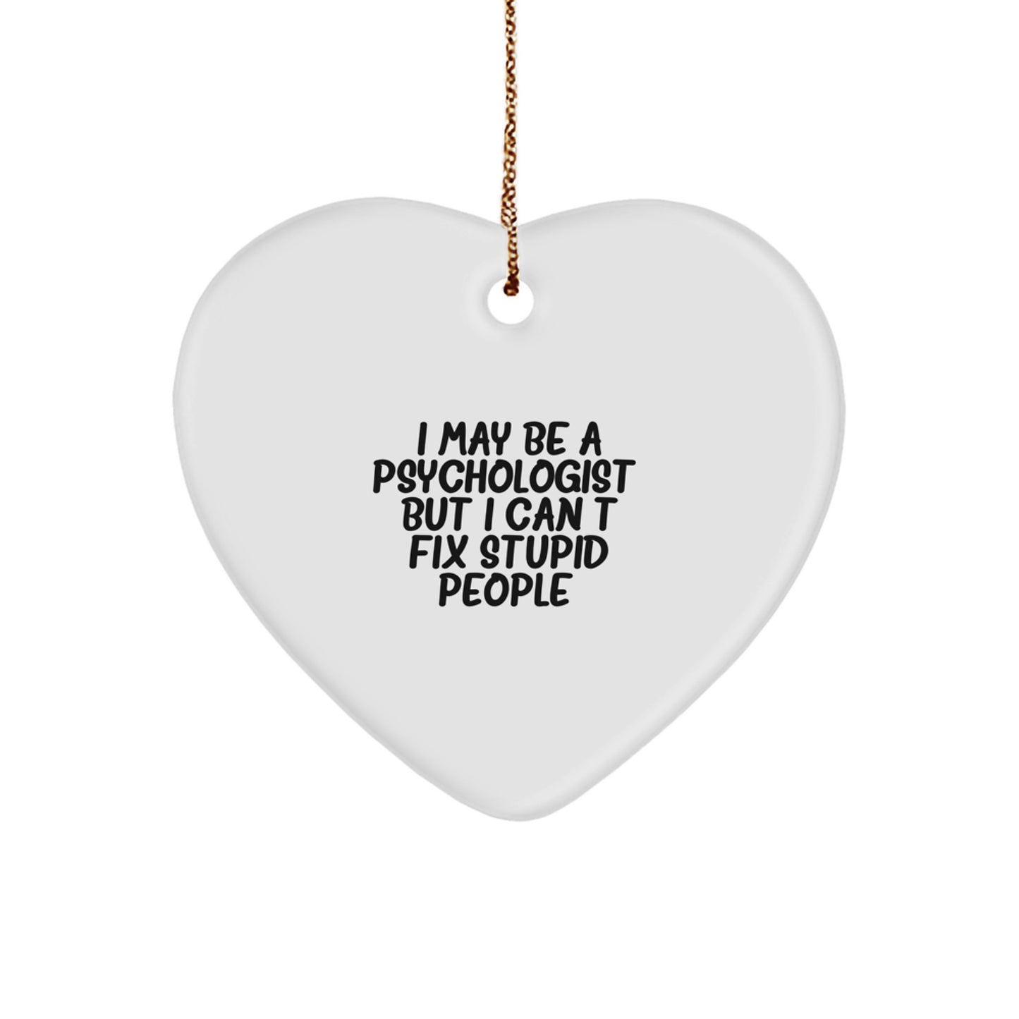 Sassy Psychologist Christmas Ornament Essential for Neighbors Gift - Image 1