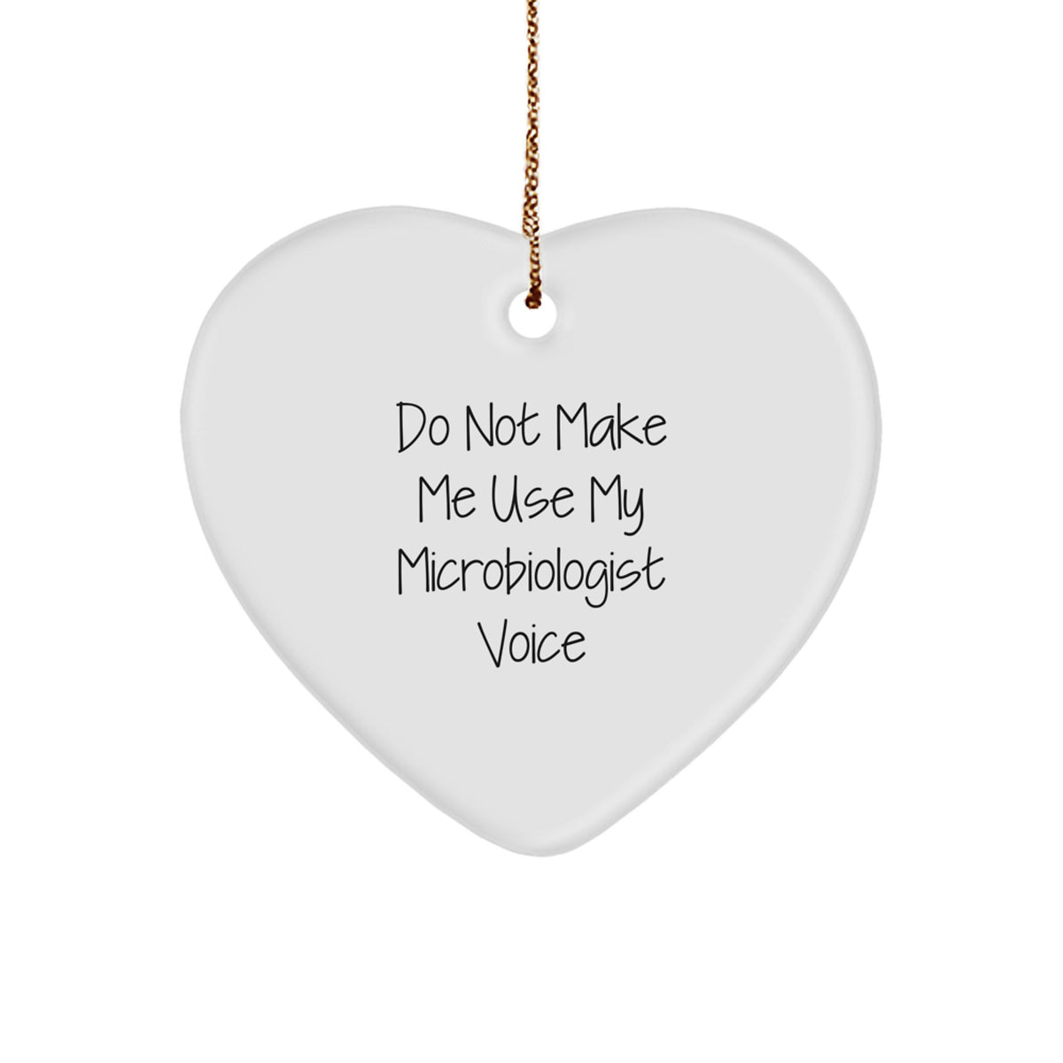 Microbiologist Heart Ornament Treasure for Kids Christmas Gift - Image 1