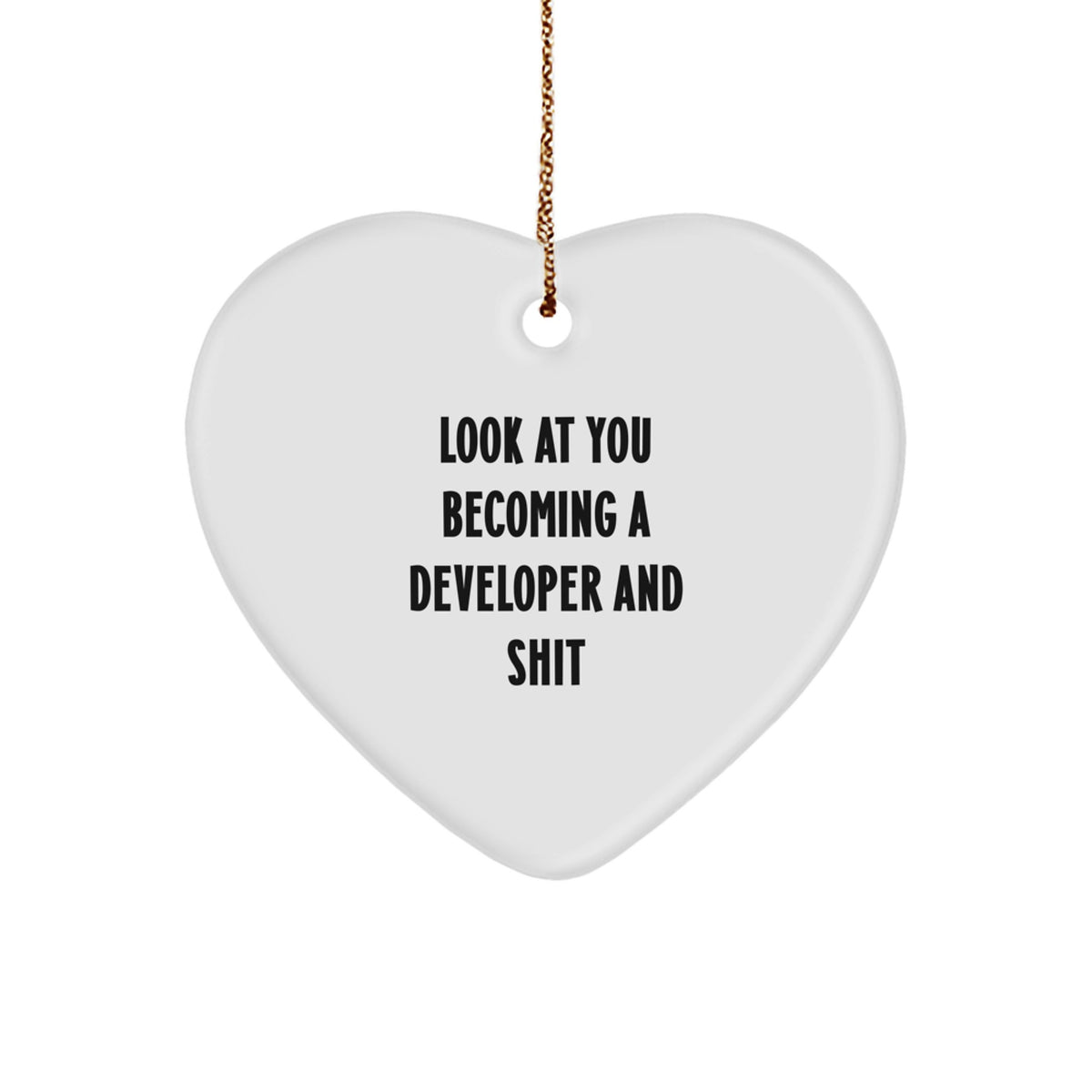 Developer Keepsake Christmas Ornament for Him Gift - Image 1