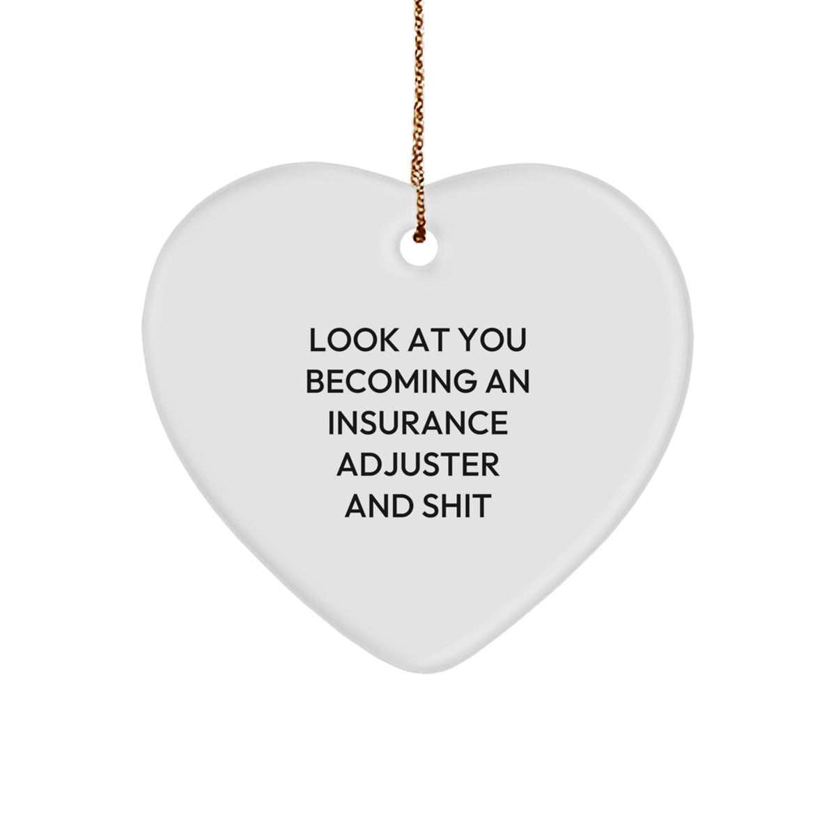 Insurance Adjuster Favorite Christmas Ornament for Kids Delight Gift - Image 1