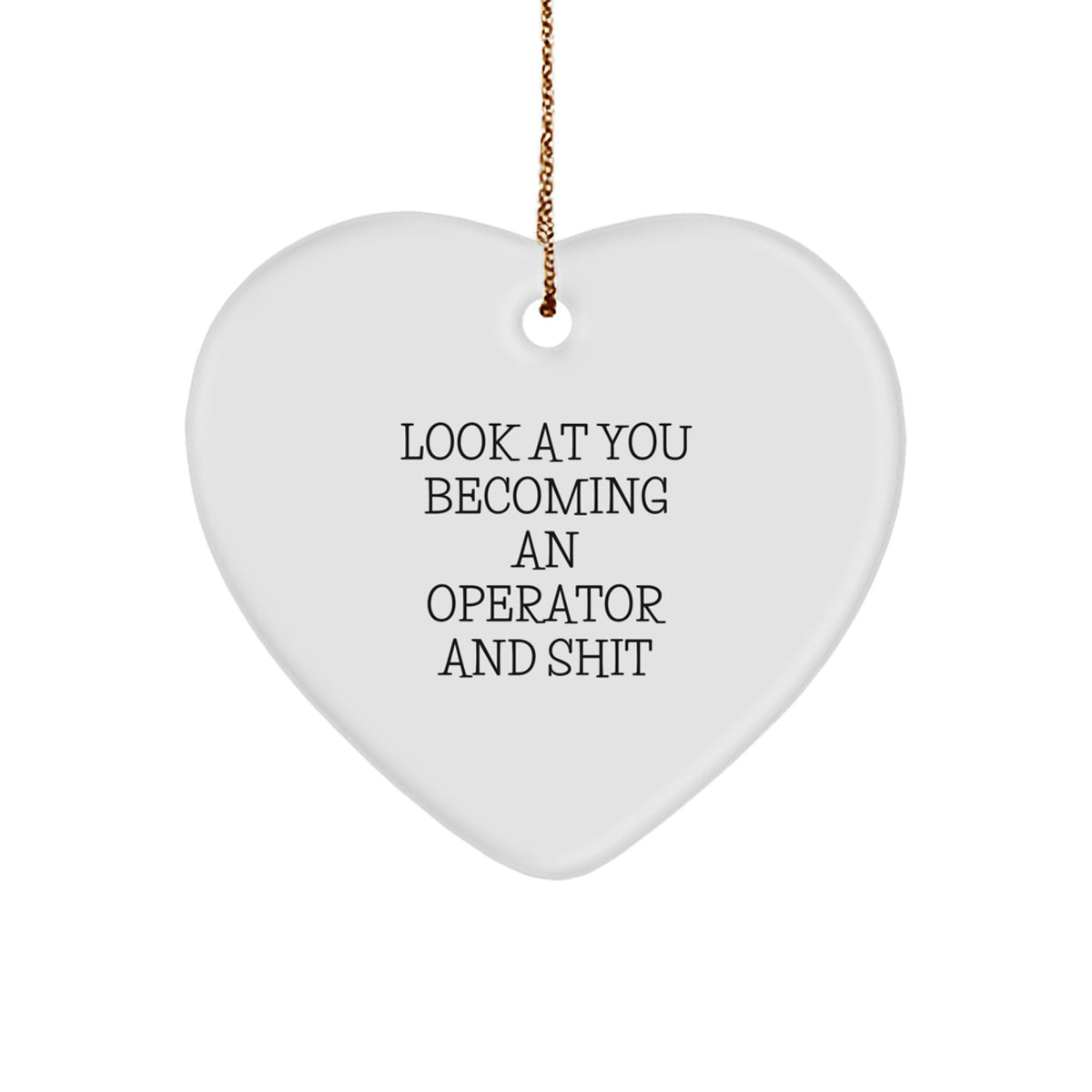 Operator Family Treasure Christmas Ornament Gift - Image 1
