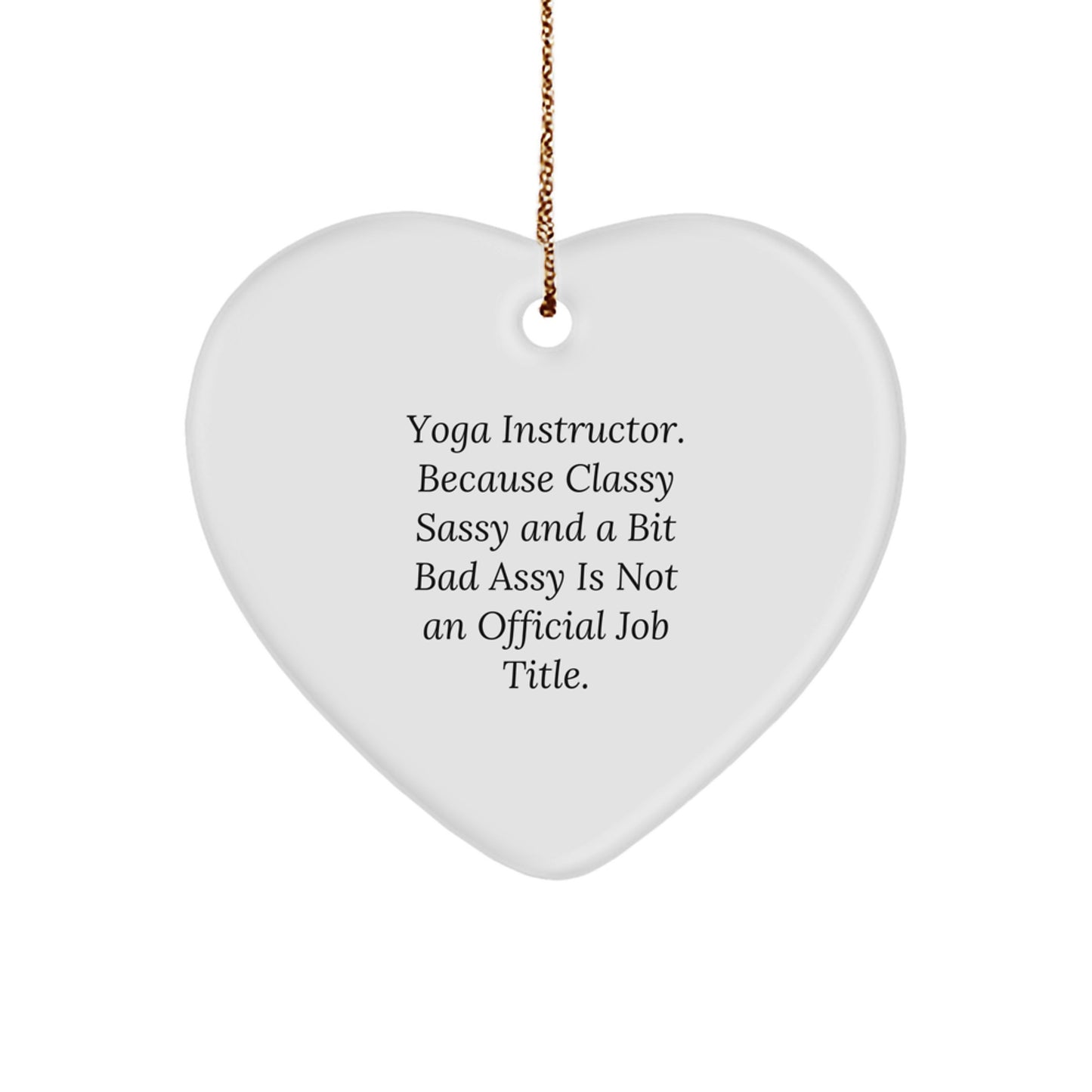 Funny Yoga Instructor Gifts for Christmas Unique Gifts from Friends to Yoga Instructor Women - Image 1