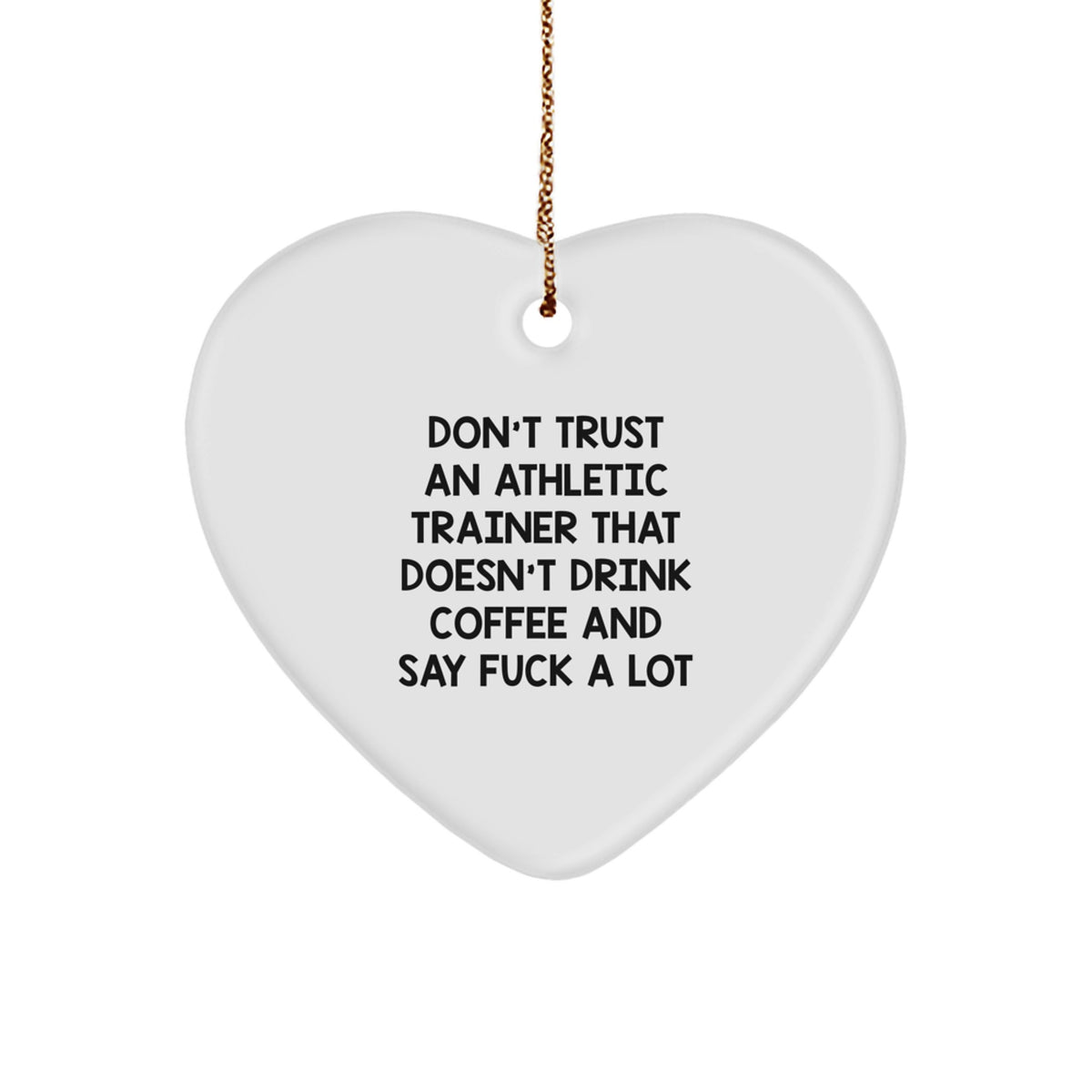 Athletic Trainer Christmas Ornament Gift Hilariously Honest Holiday - Image 1