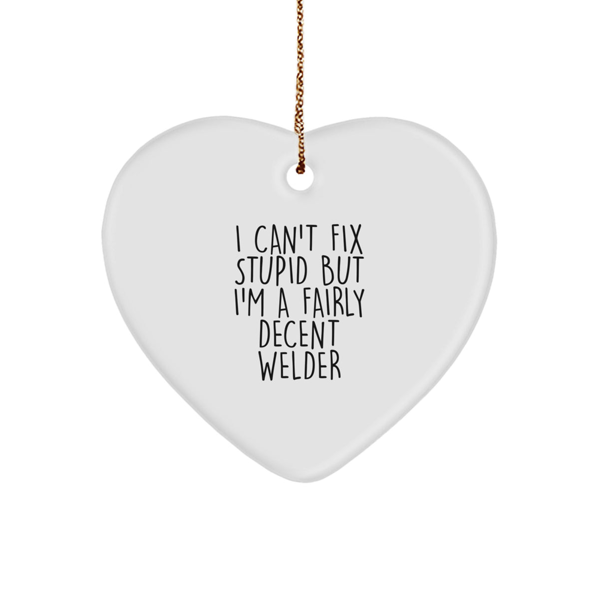 Christmas Gift Welder Heart Ornament Surprise for Teens - Image 1