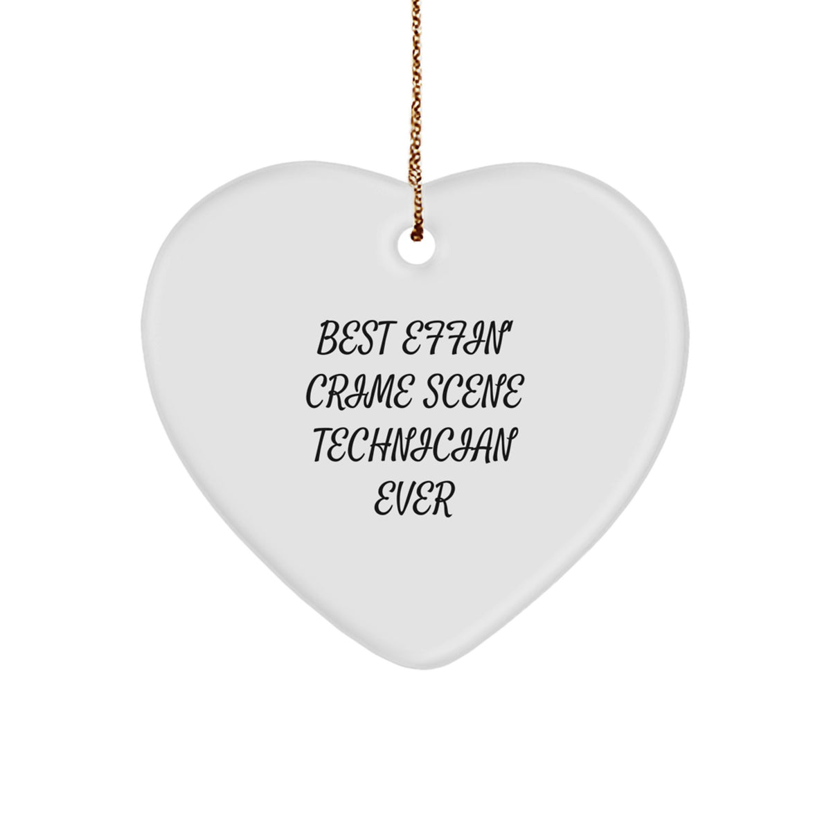 For Him Best Crime Scene Technician Ever Christmas Ornament Gift - Image 1