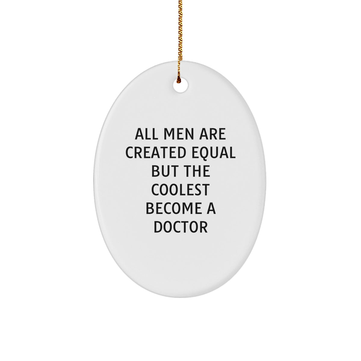 Doctor Keepsake Christmas Ornament for Him Gift – Holiday Surprise Tree - Image 1