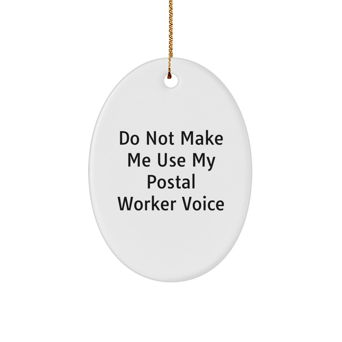 Postal Worker Christmas Ornament Idea Gift for Coworkers - Image 1
