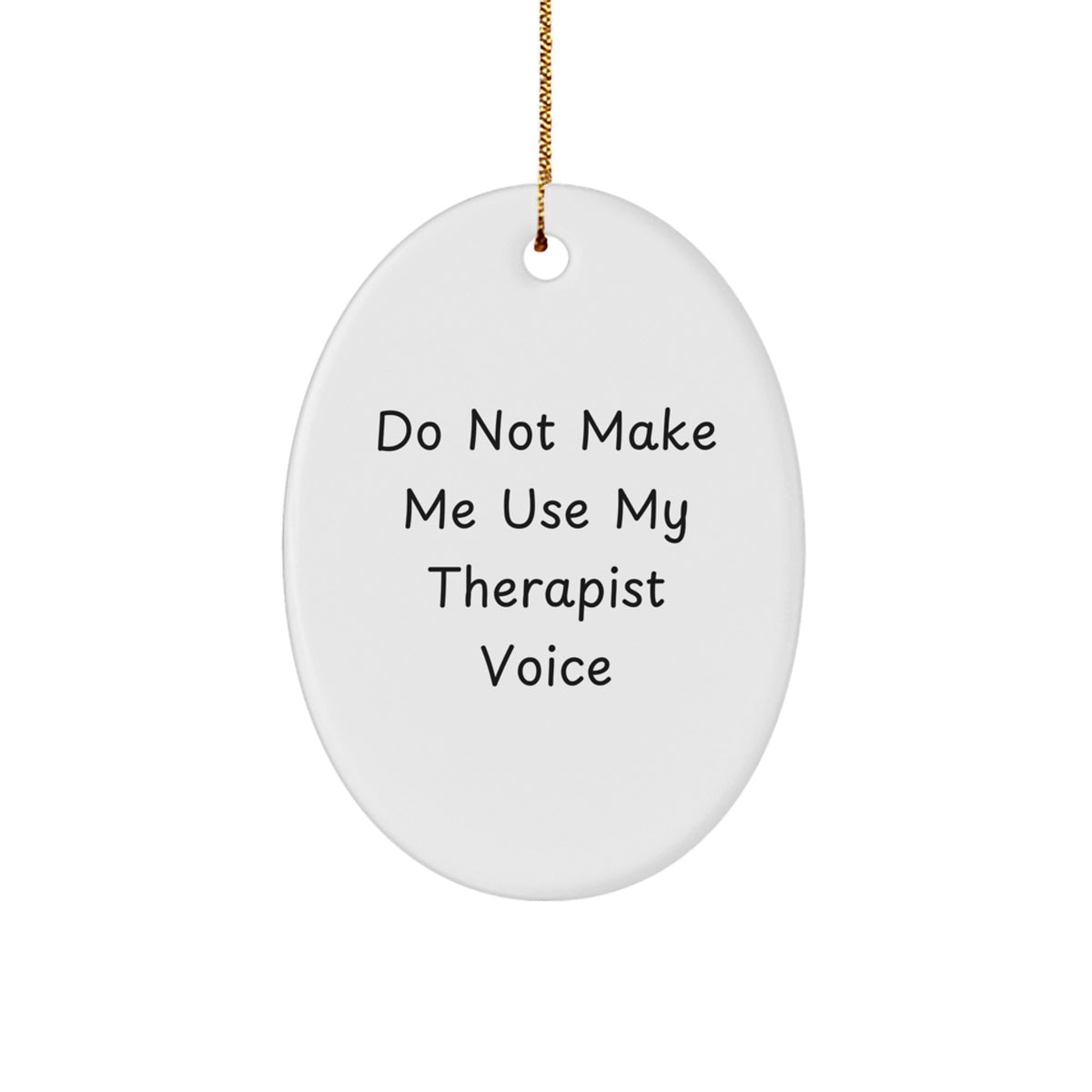 Therapist Keepsake Christmas Ornament for Him Personal Everlasting Gift - Image 1
