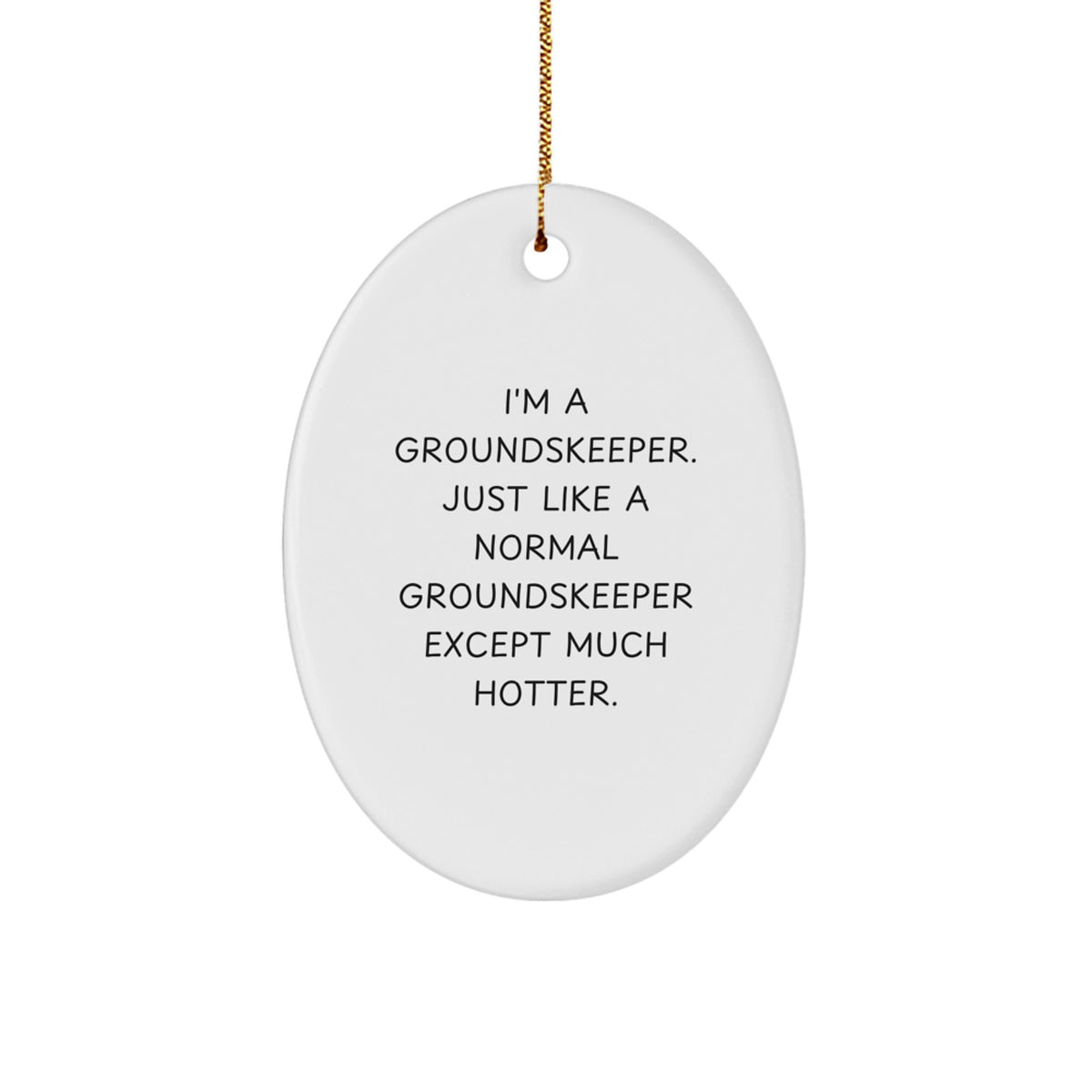 Groundskeeper Keepsake Christmas Ornament for Him Holiday Gift - Image 1