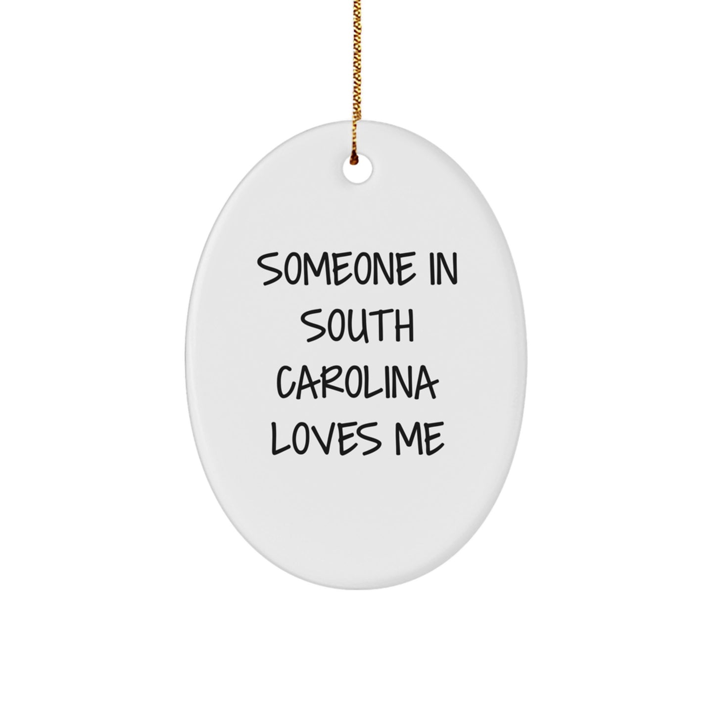 South Carolina Oval Ornament Gifts from Friends and Family - Image 1