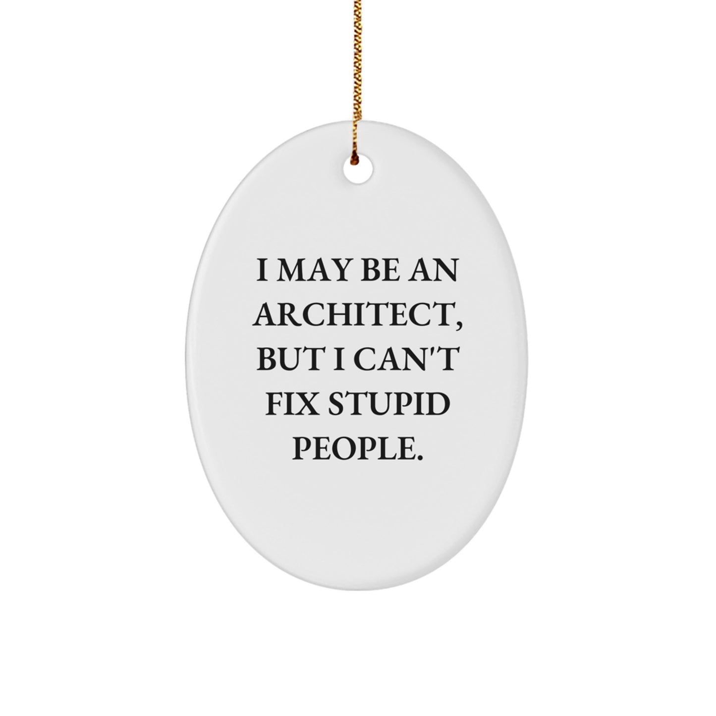 Architect Keepsake Christmas Ornament for Him Gift Surprise Holiday - Image 1