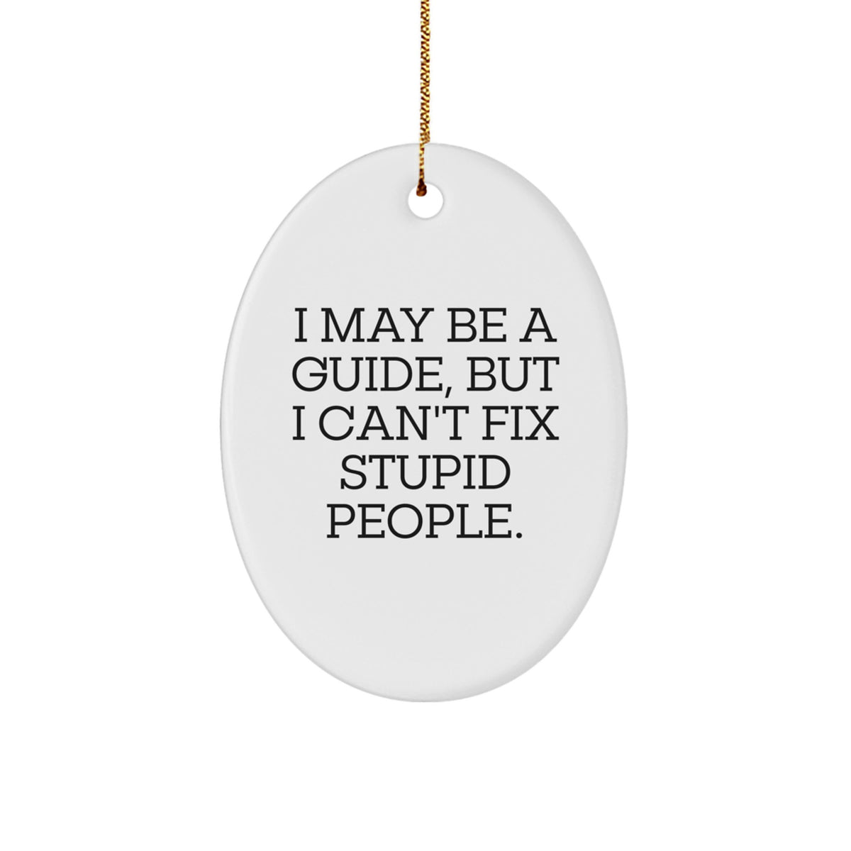 Guide Keepsake Christmas Ornament for Him Gift With Edge-to-Edge Print - Image 1