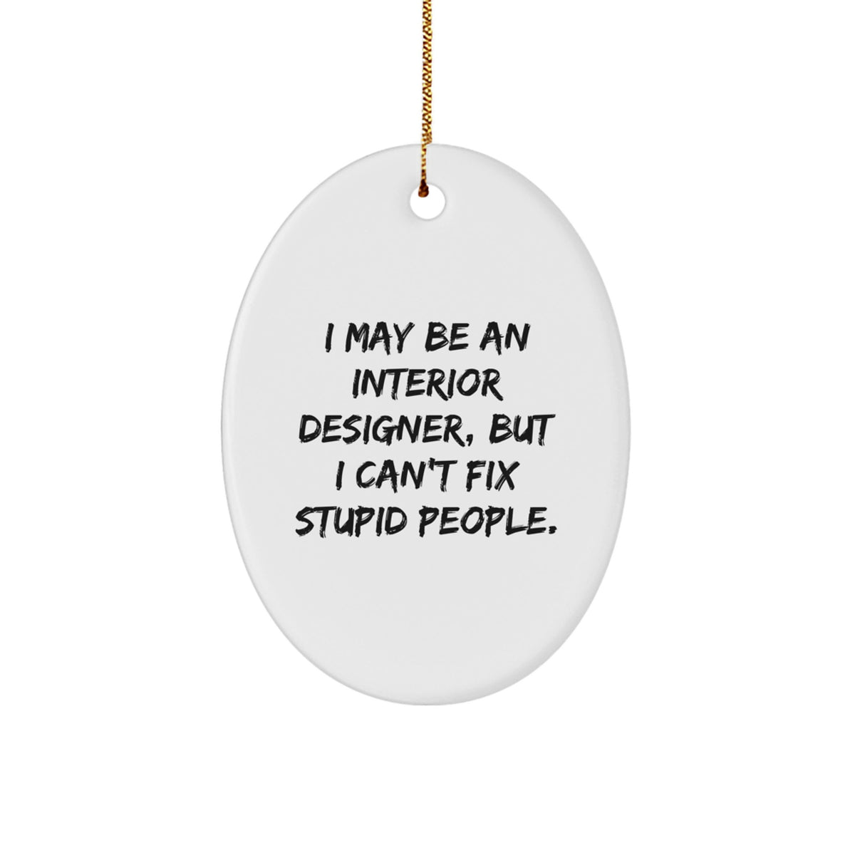 Interior Designer Christmas Ornament for Her Present Gift – Witty - Image 1